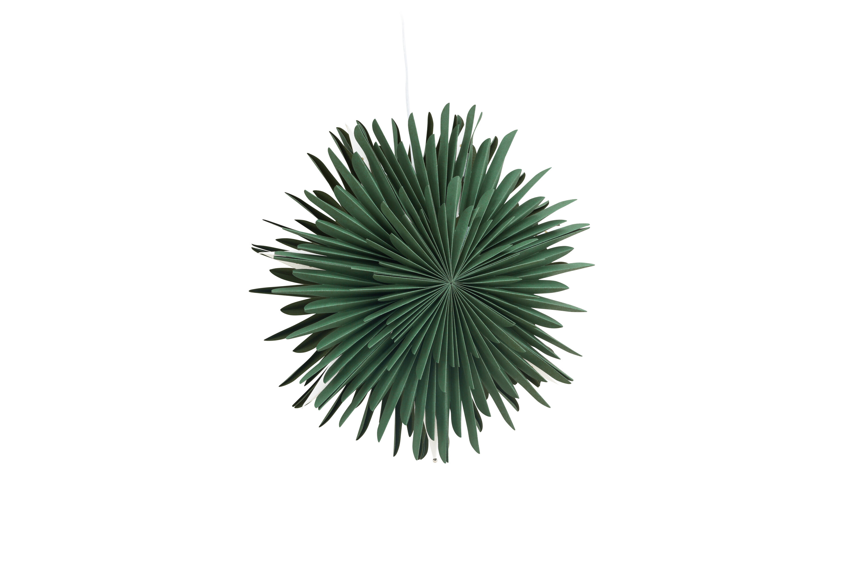 Sälen éclairage de noël vert, blanc ⌀46 cm sur fond clair