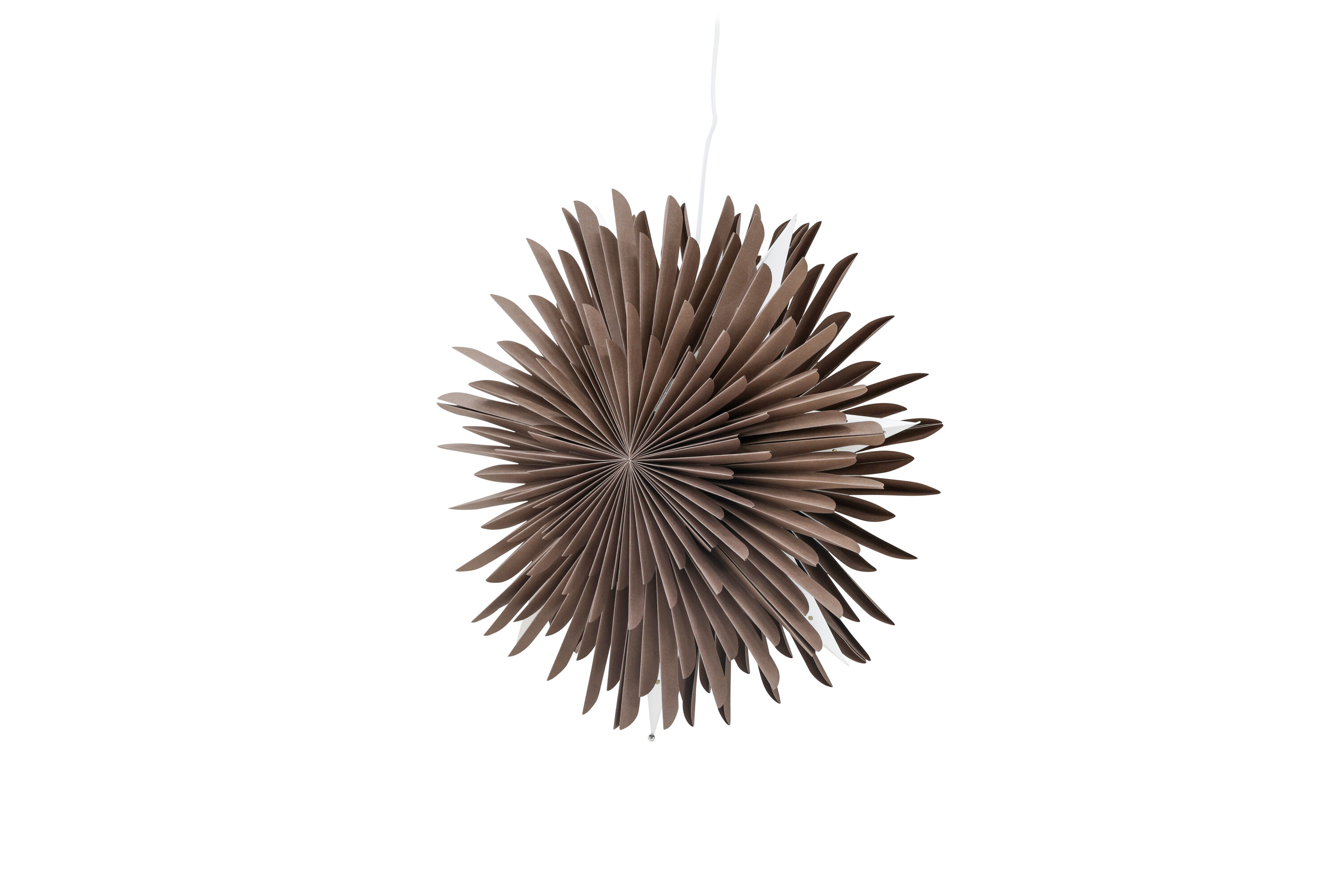 Sälen éclairage de noël grège, blanc ⌀46 cm sur fond clair