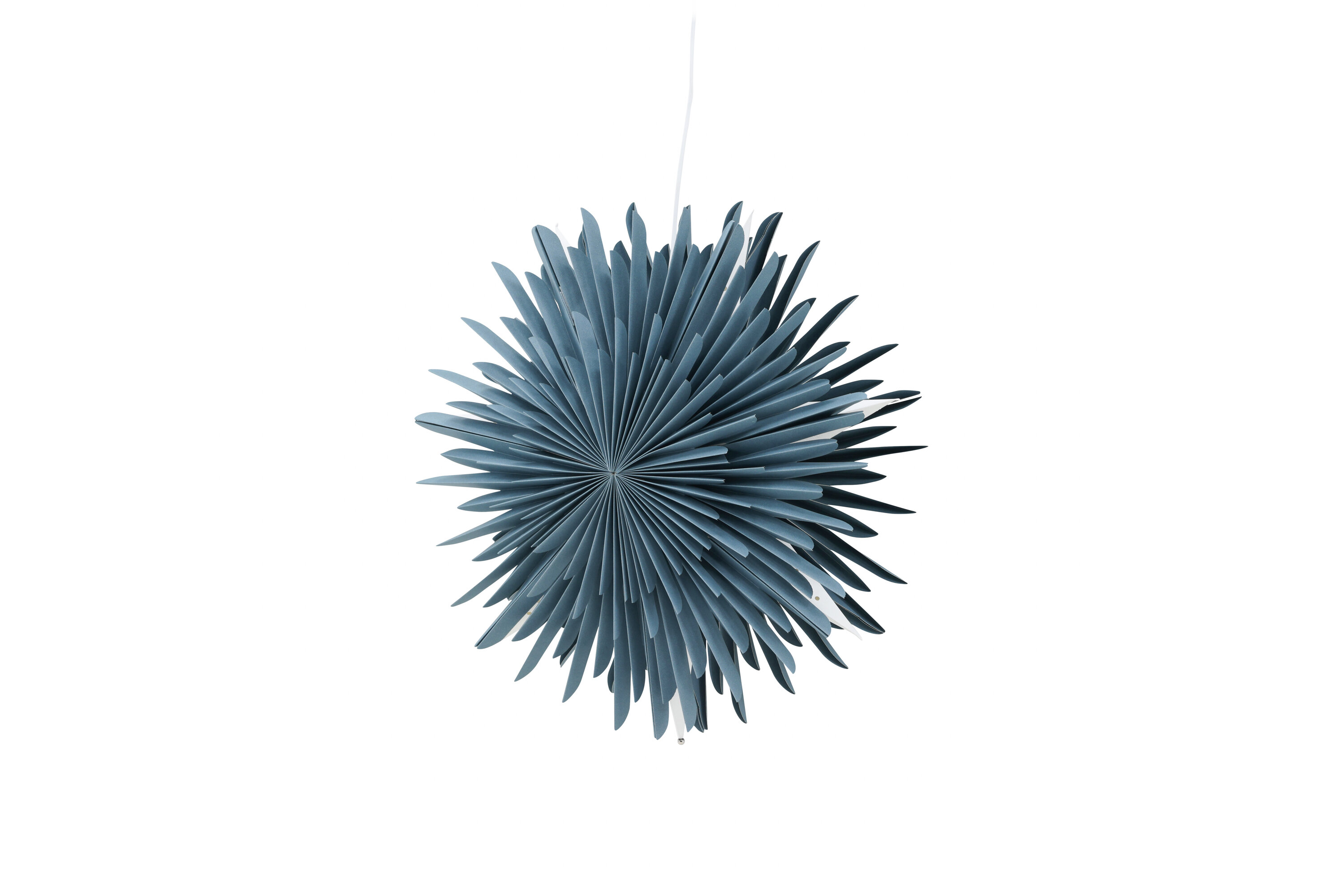 Sälen éclairage de noël bleu, gris, blanc ⌀46 cm sur fond clair