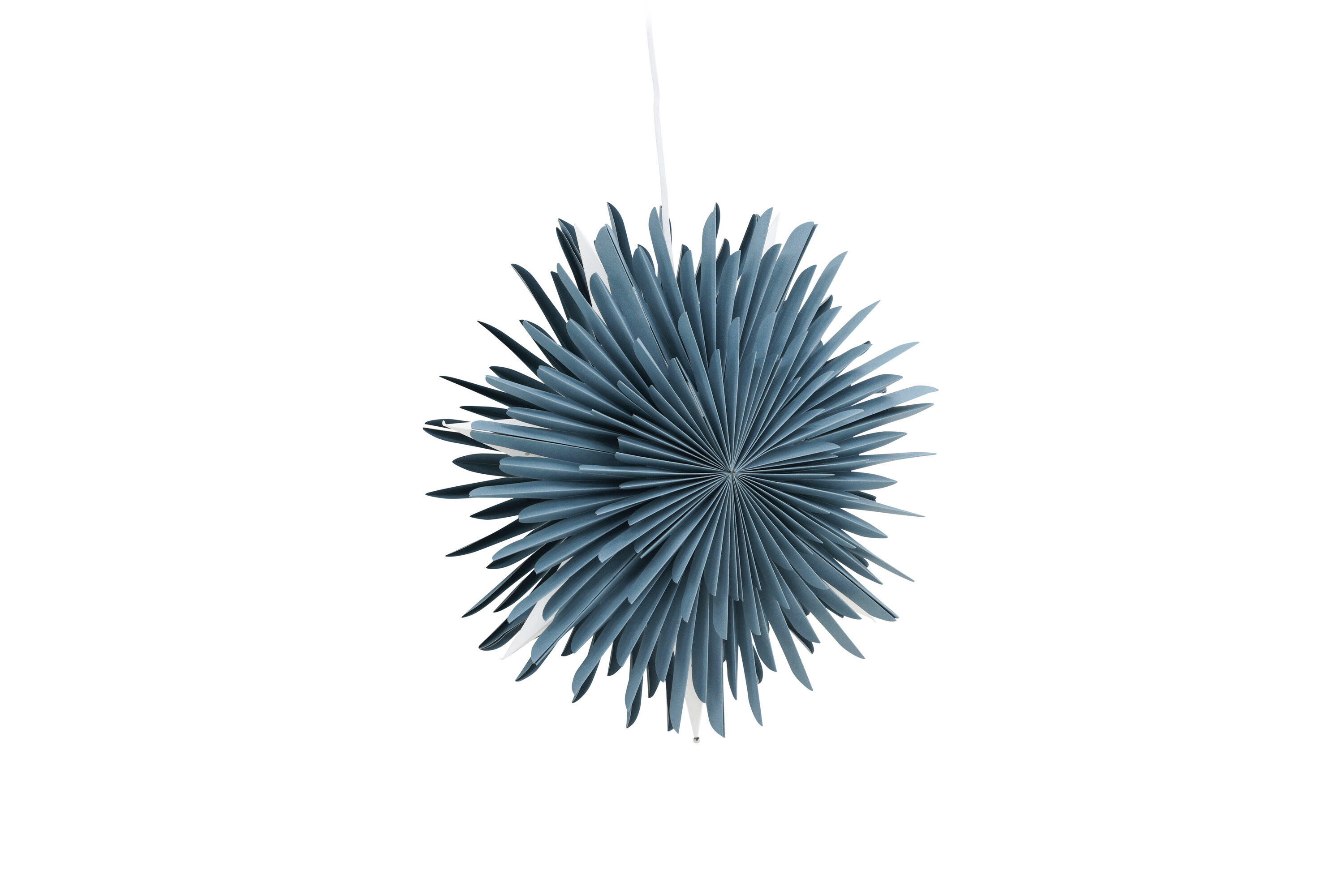 Sälen éclairage de noël bleu, gris, blanc ⌀46 cm sur fond clair