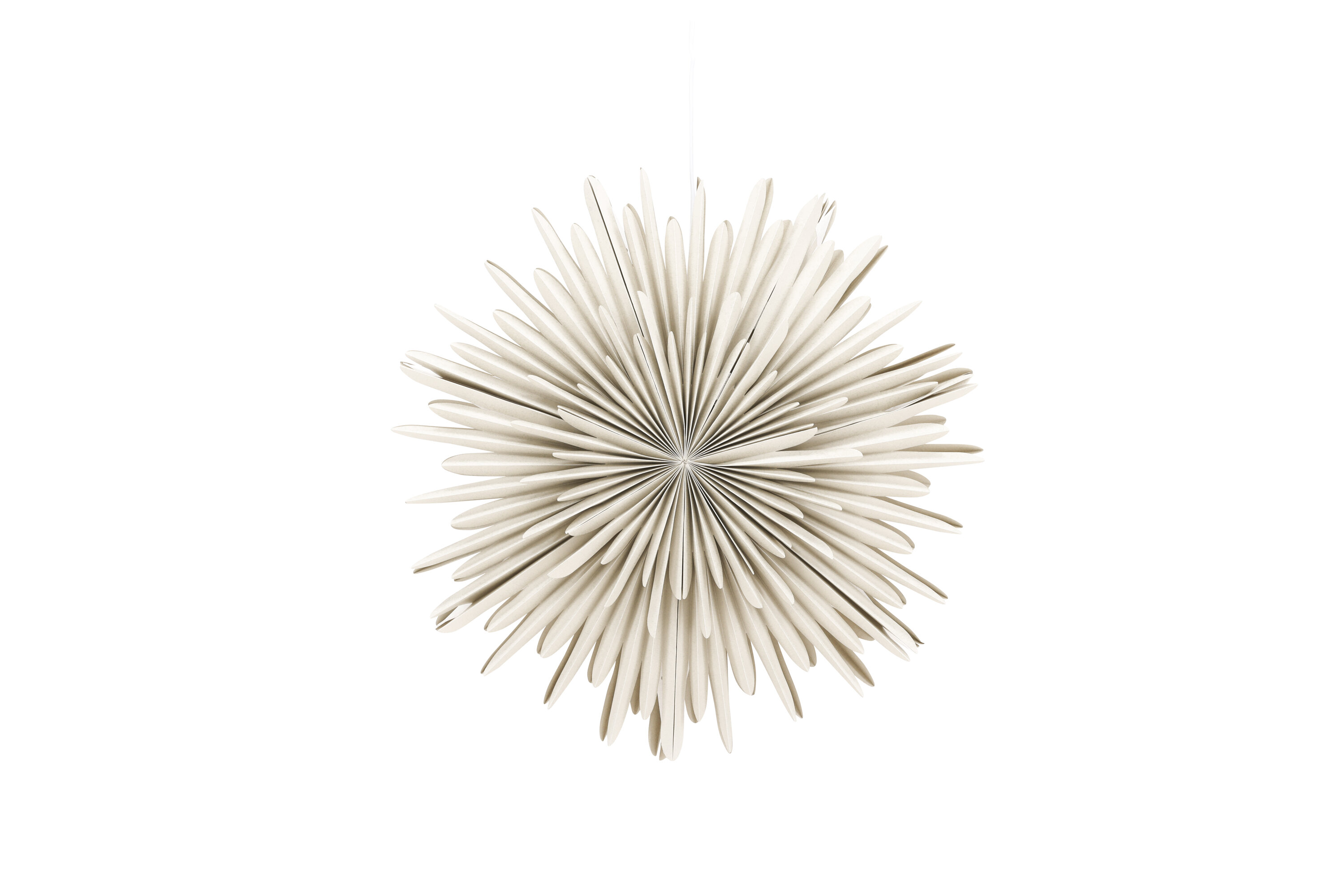 Sälen éclairage de noël beige, blanc ⌀60 cm sur fond clair