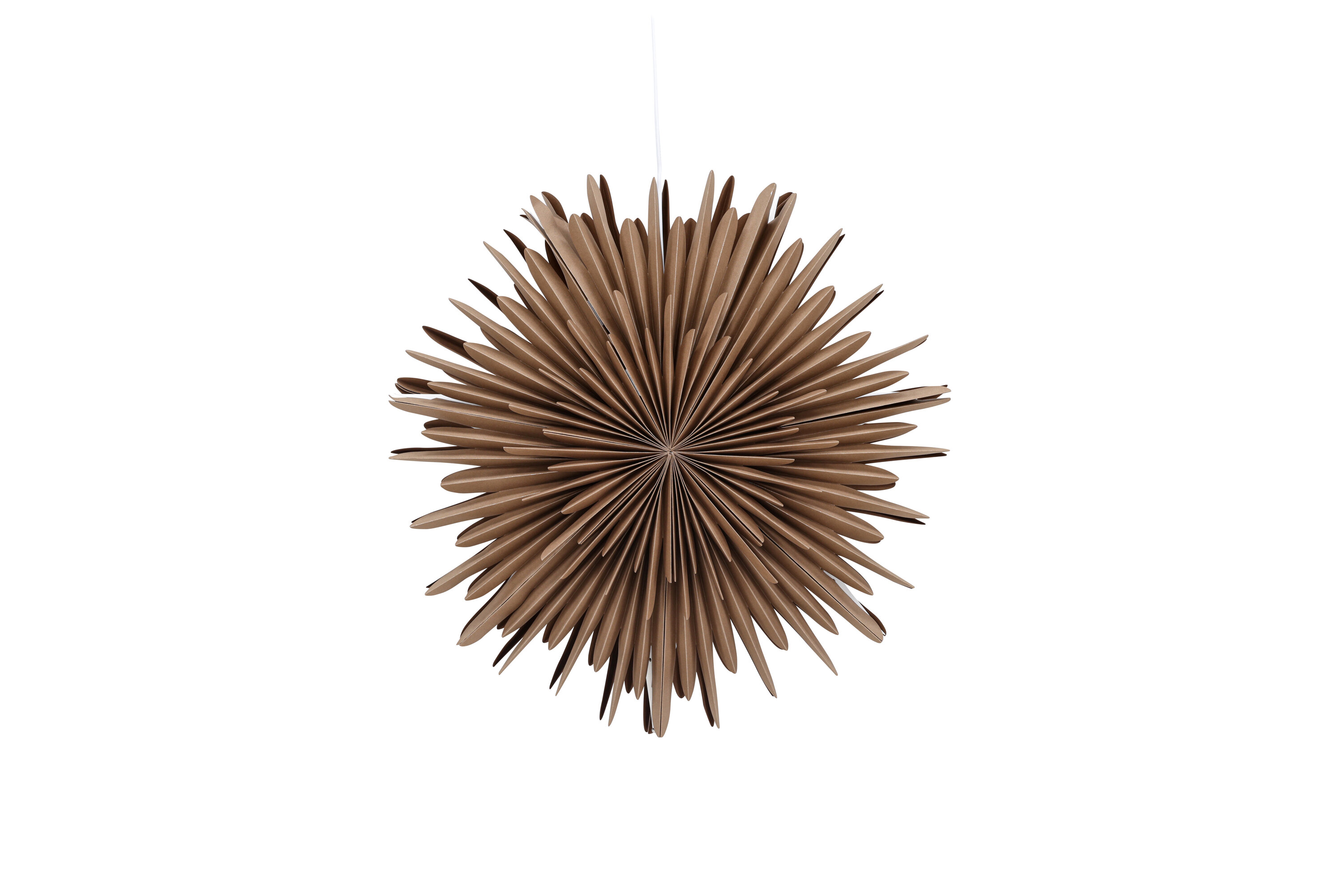 Sälen éclairage de noël blanc, marron ⌀60 cm sur fond clair