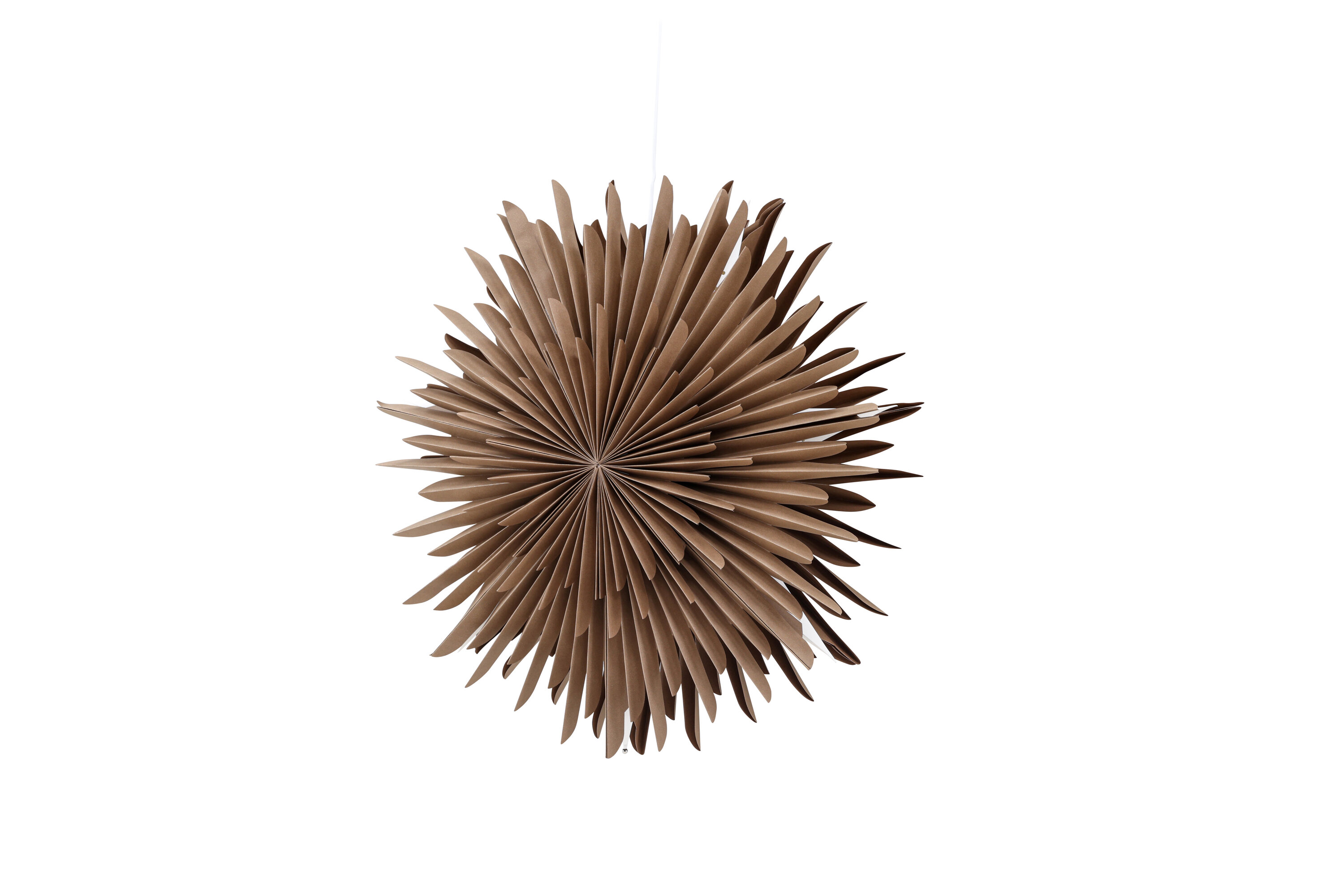 Sälen éclairage de noël blanc, marron ⌀60 cm sur fond clair