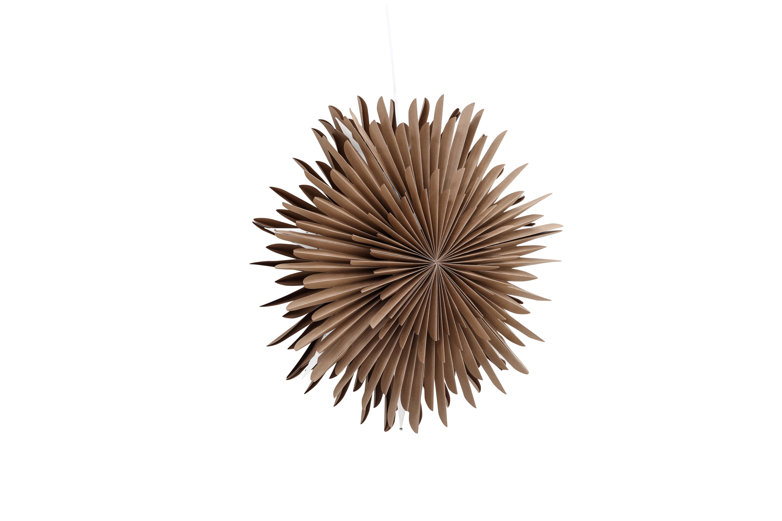 Sälen éclairage de noël blanc, marron ⌀60 cm sur fond clair