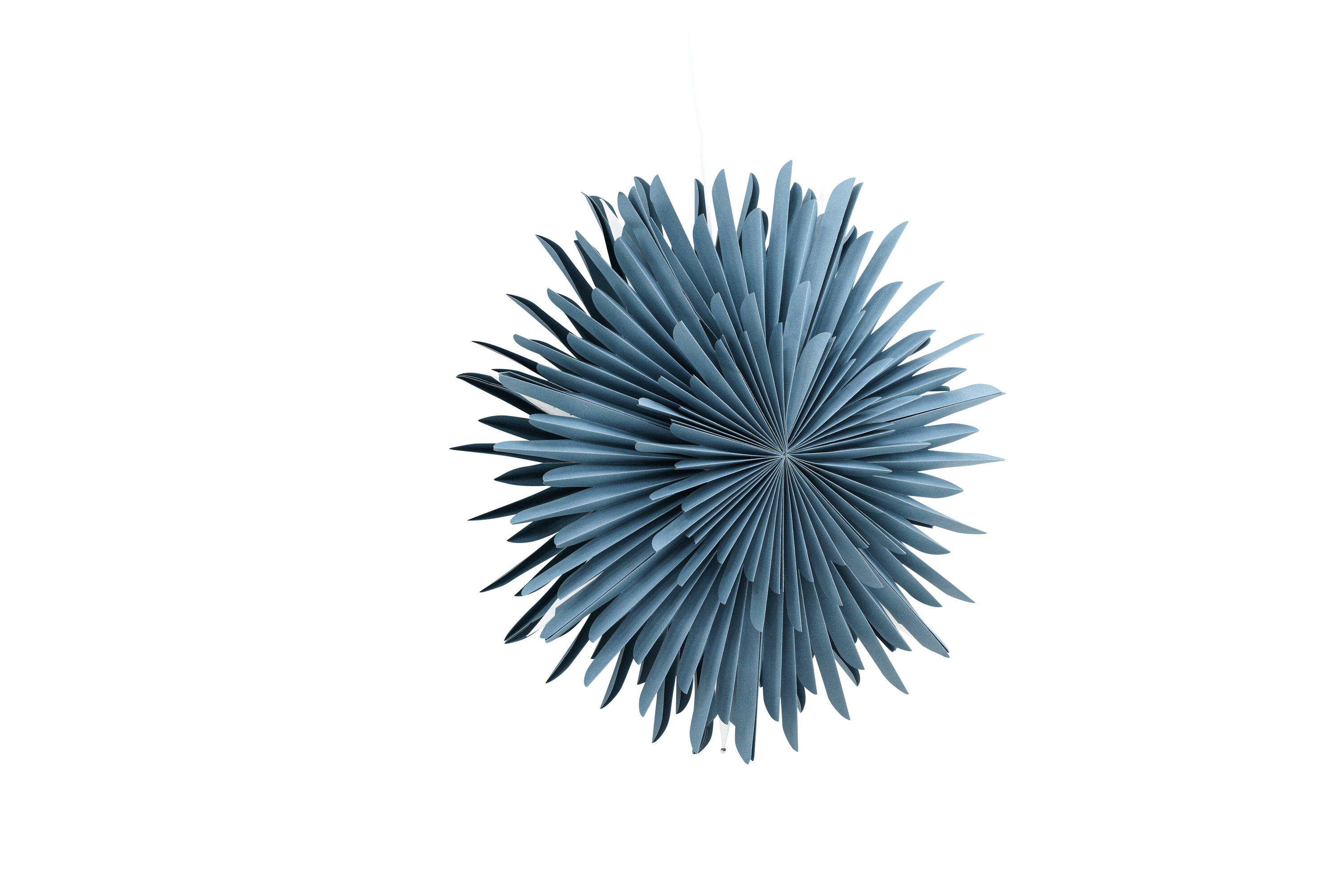 Sälen éclairage de noël bleu, gris, blanc ⌀60 cm sur fond clair