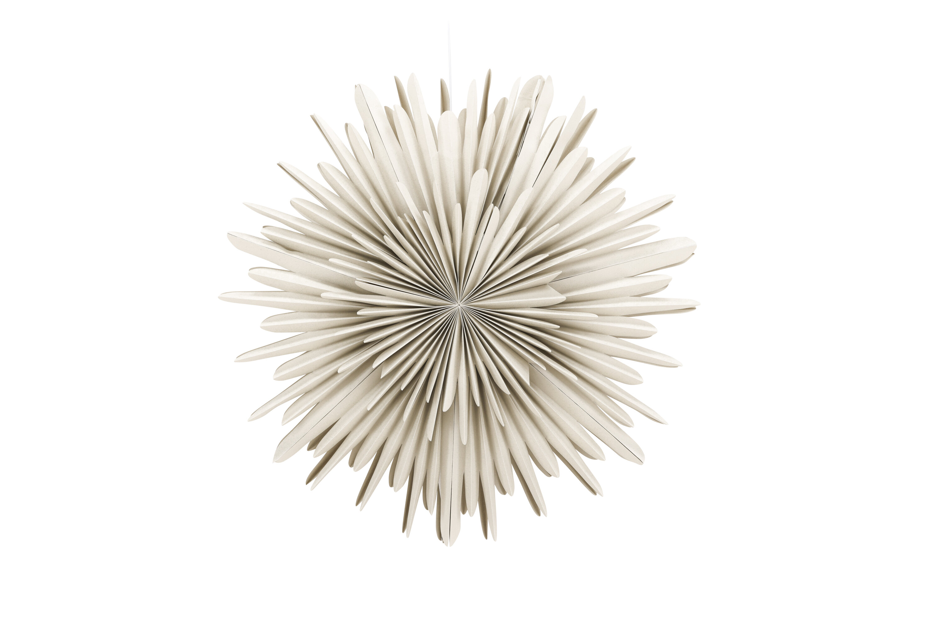 Sälen éclairage de noël beige, blanc ⌀80 cm sur fond clair