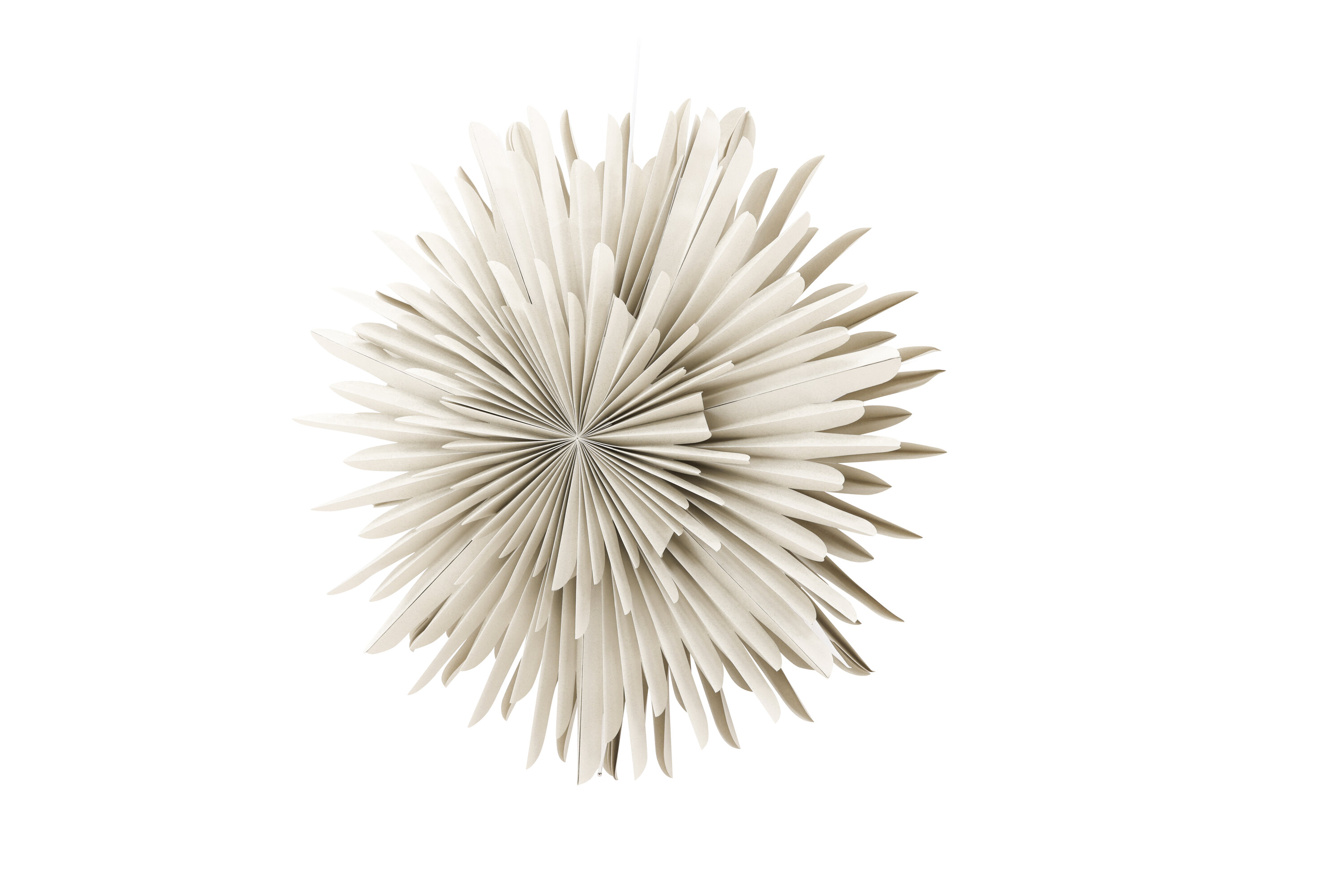 Sälen éclairage de noël beige, blanc ⌀80 cm sur fond clair