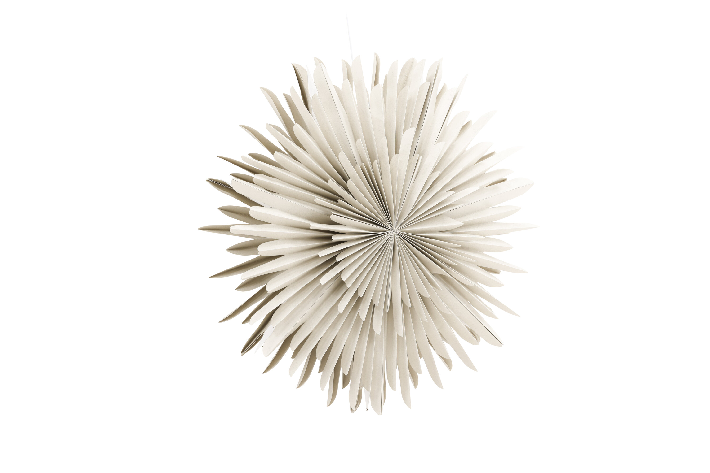 Sälen éclairage de noël beige, blanc ⌀80 cm sur fond clair