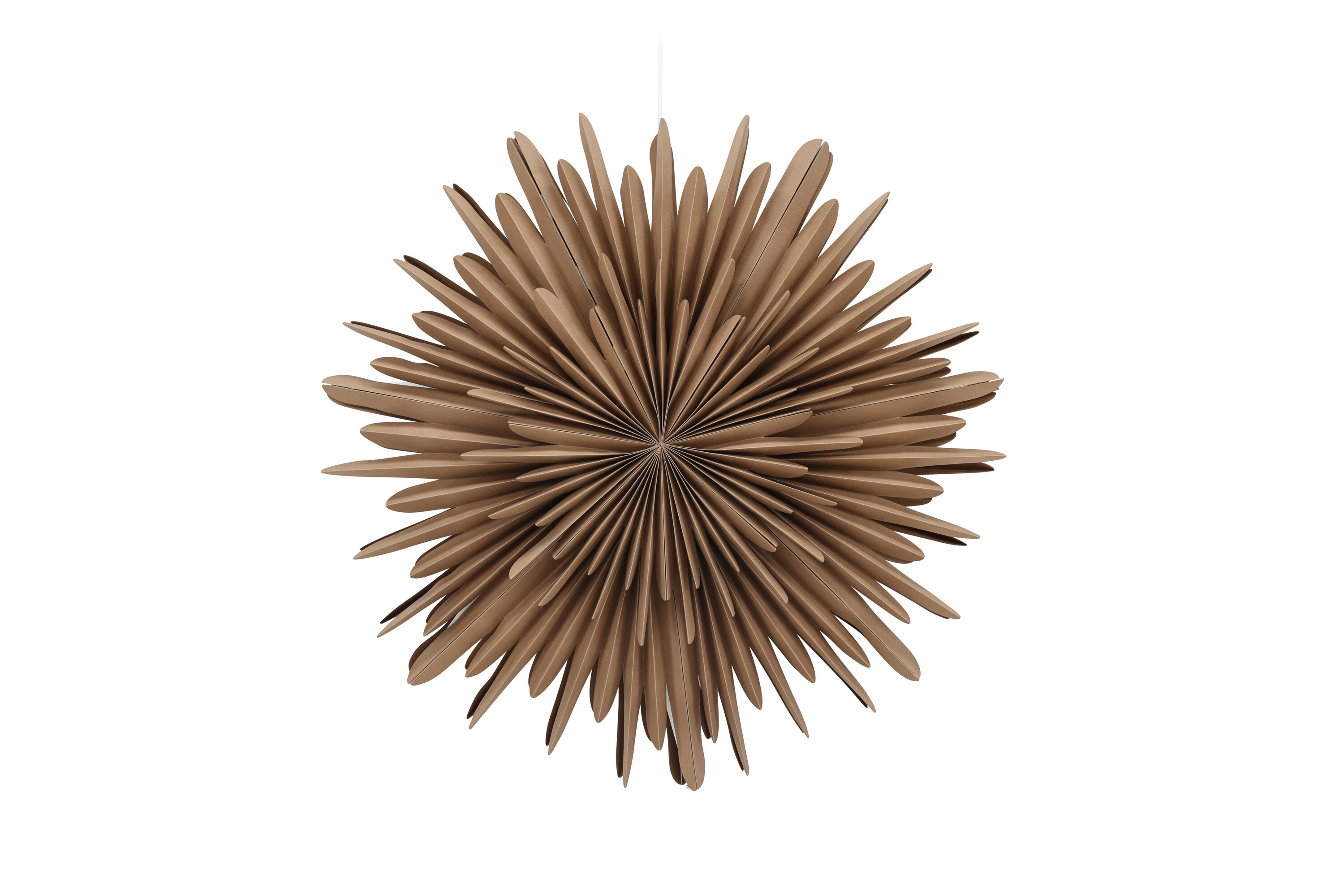 Sälen éclairage de noël blanc, marron ⌀80 cm sur fond clair
