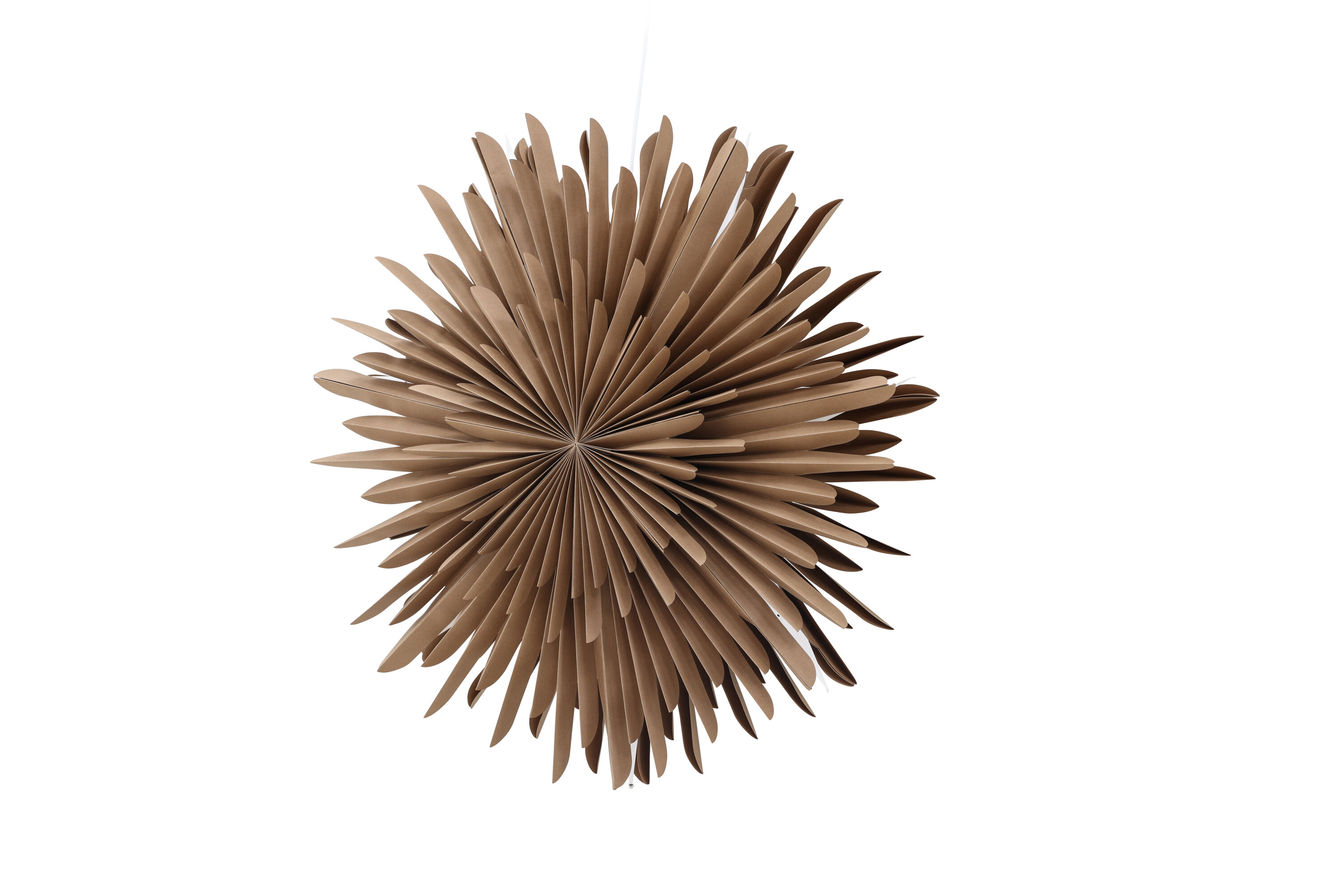Sälen éclairage de noël blanc, marron ⌀80 cm sur fond clair