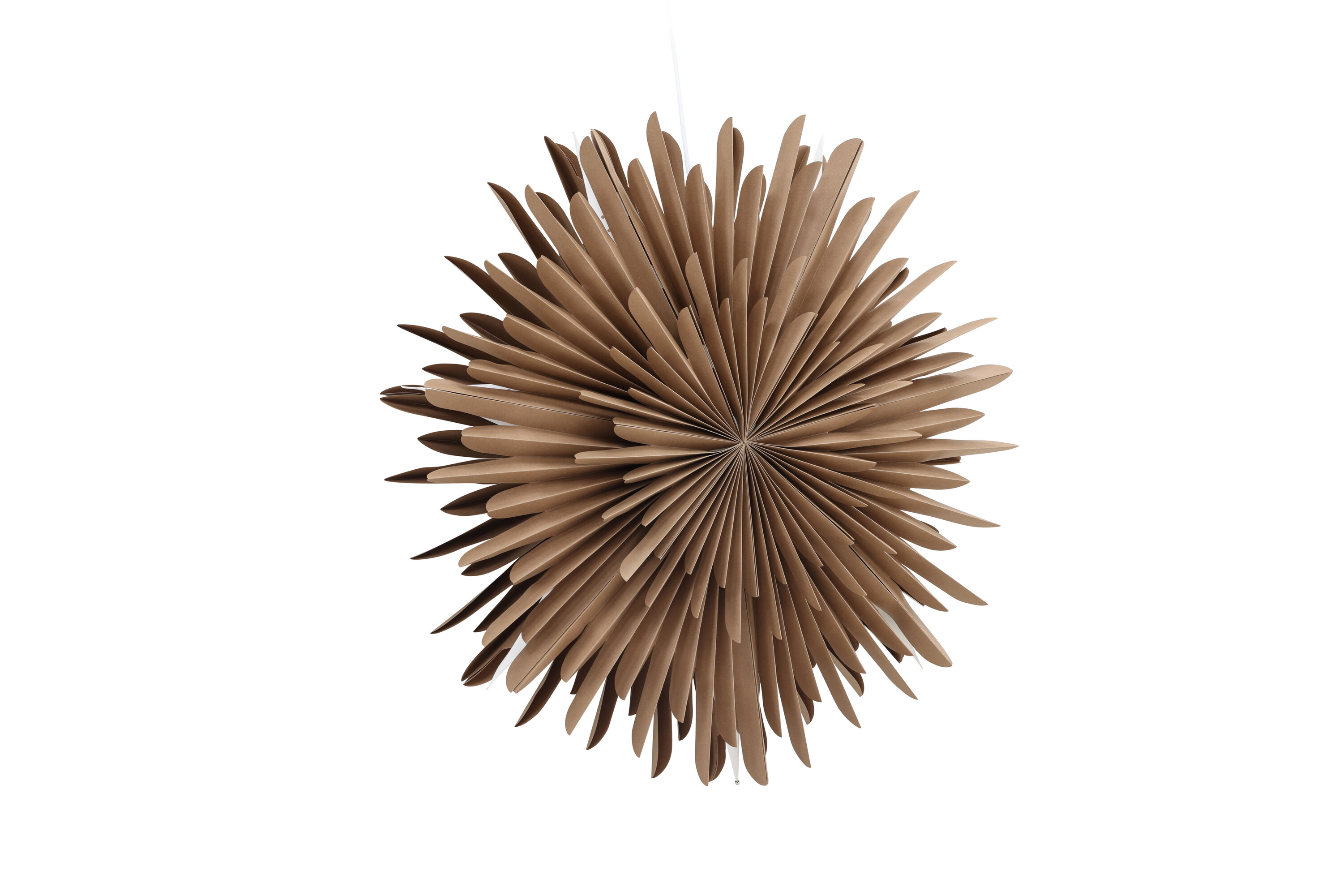 Sälen éclairage de noël blanc, marron ⌀80 cm sur fond clair