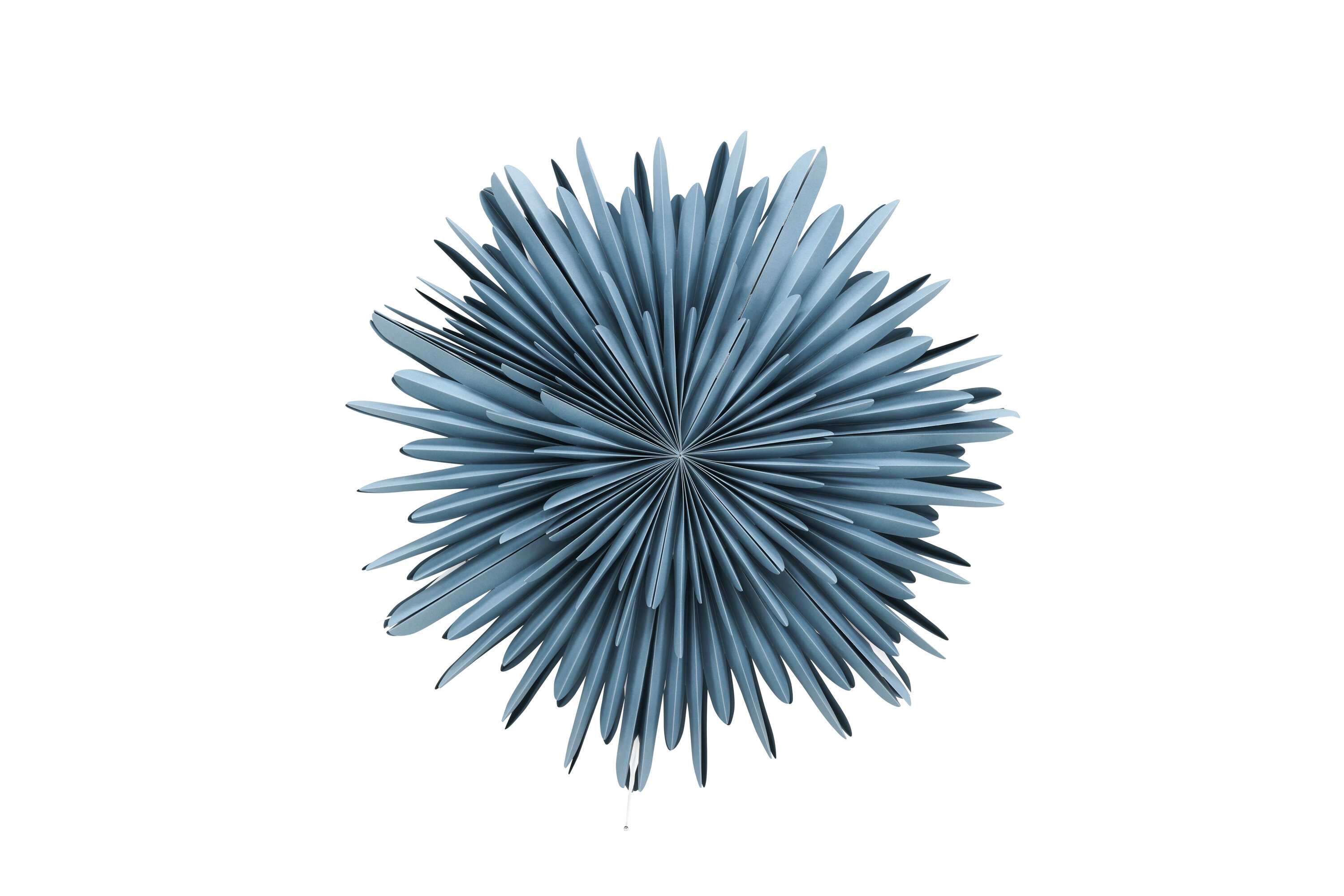 Sälen éclairage de noël bleu, gris, blanc ⌀80 cm sur fond clair
