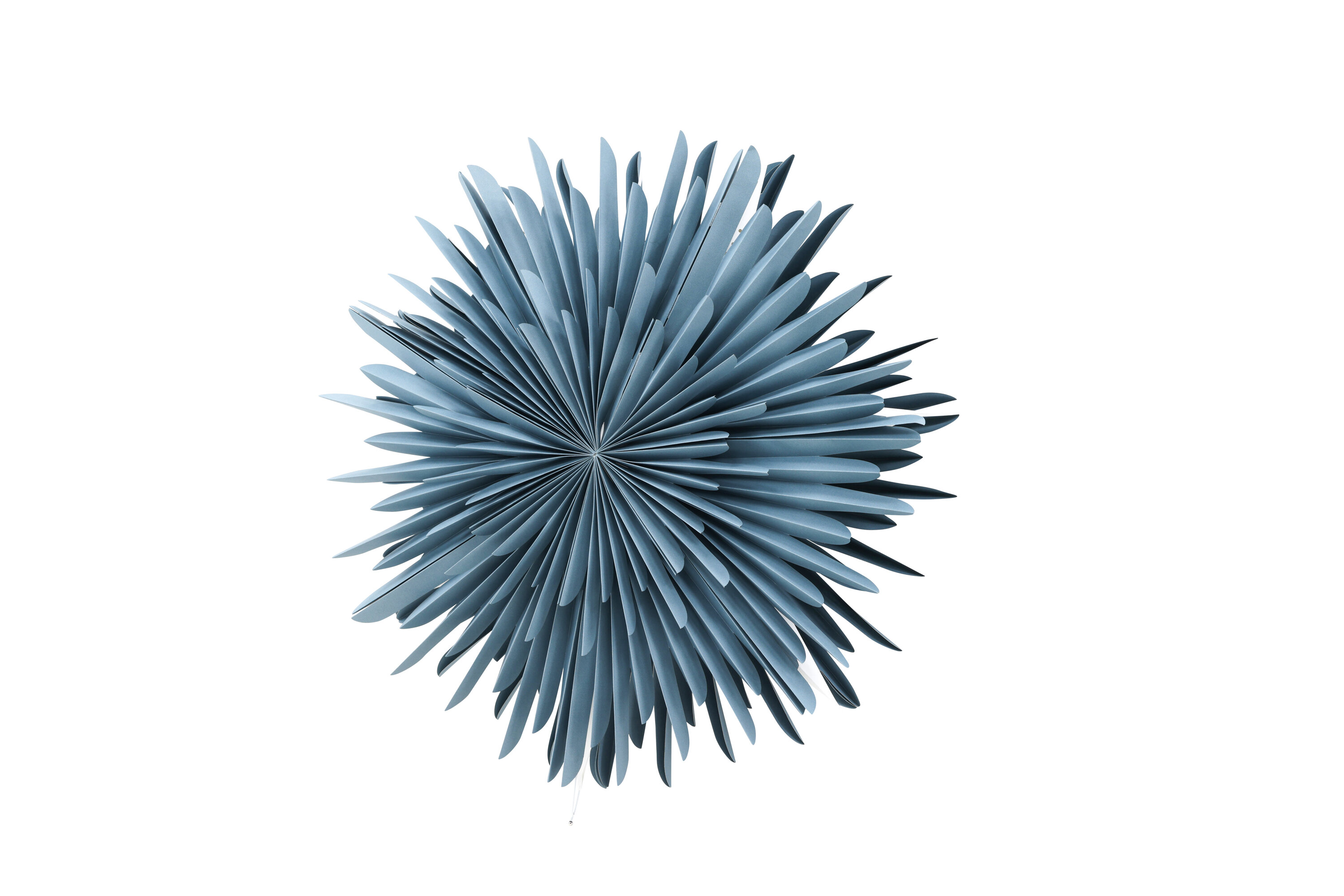 Sälen éclairage de noël bleu, gris, blanc ⌀80 cm sur fond clair