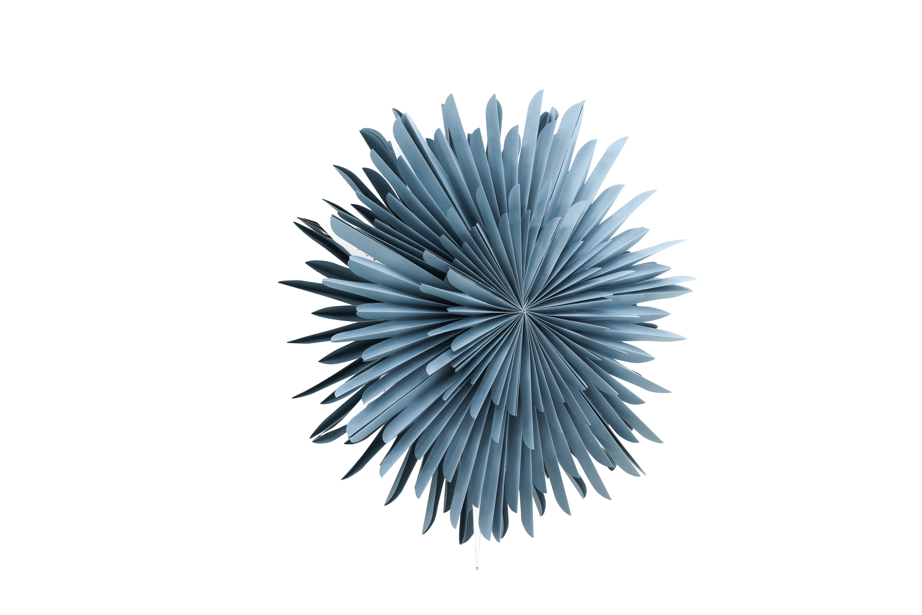 Sälen éclairage de noël bleu, gris, blanc ⌀80 cm sur fond clair