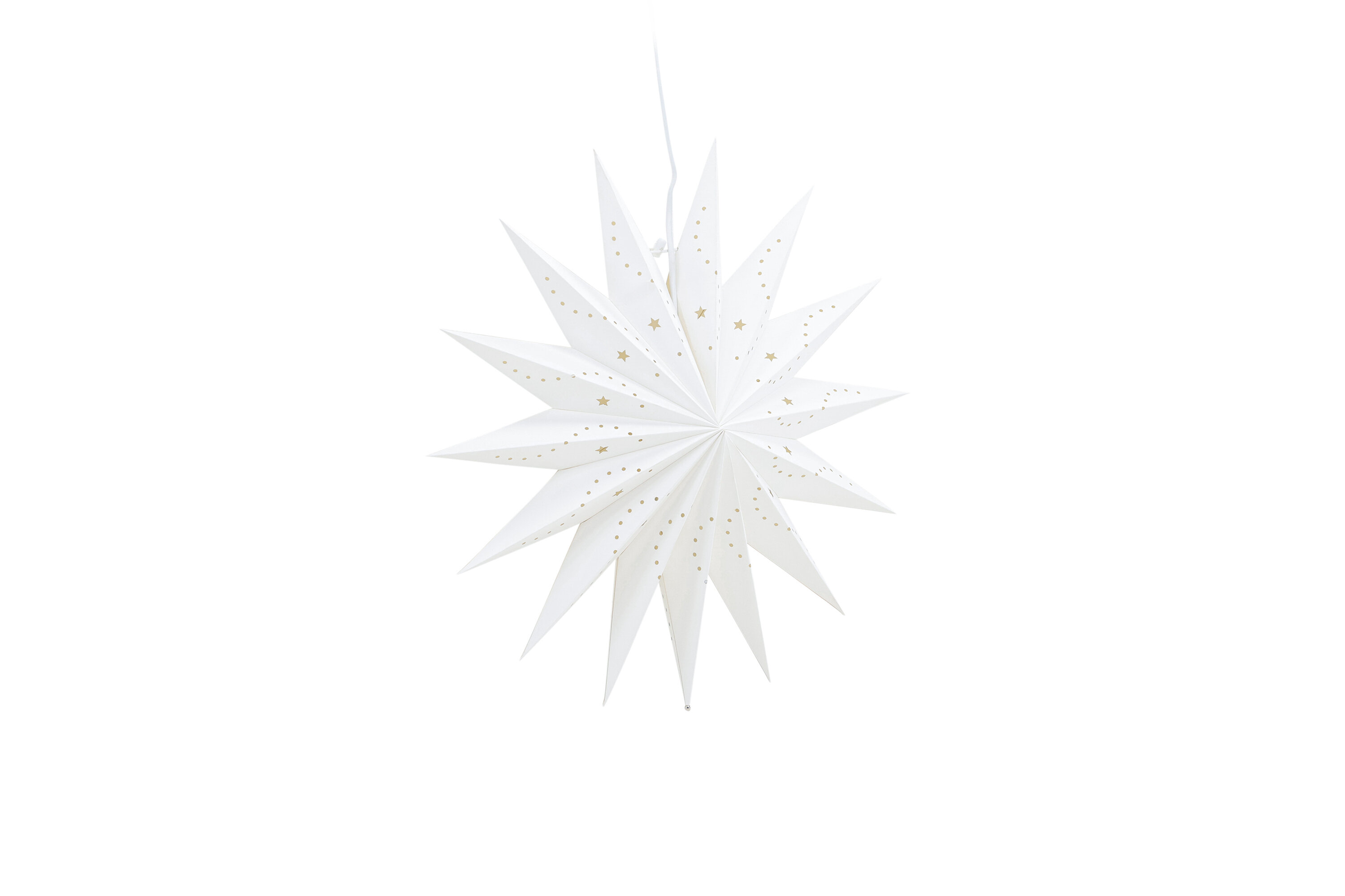 Lindvallen éclairage de noël blanc ⌀51 cm sur fond clair