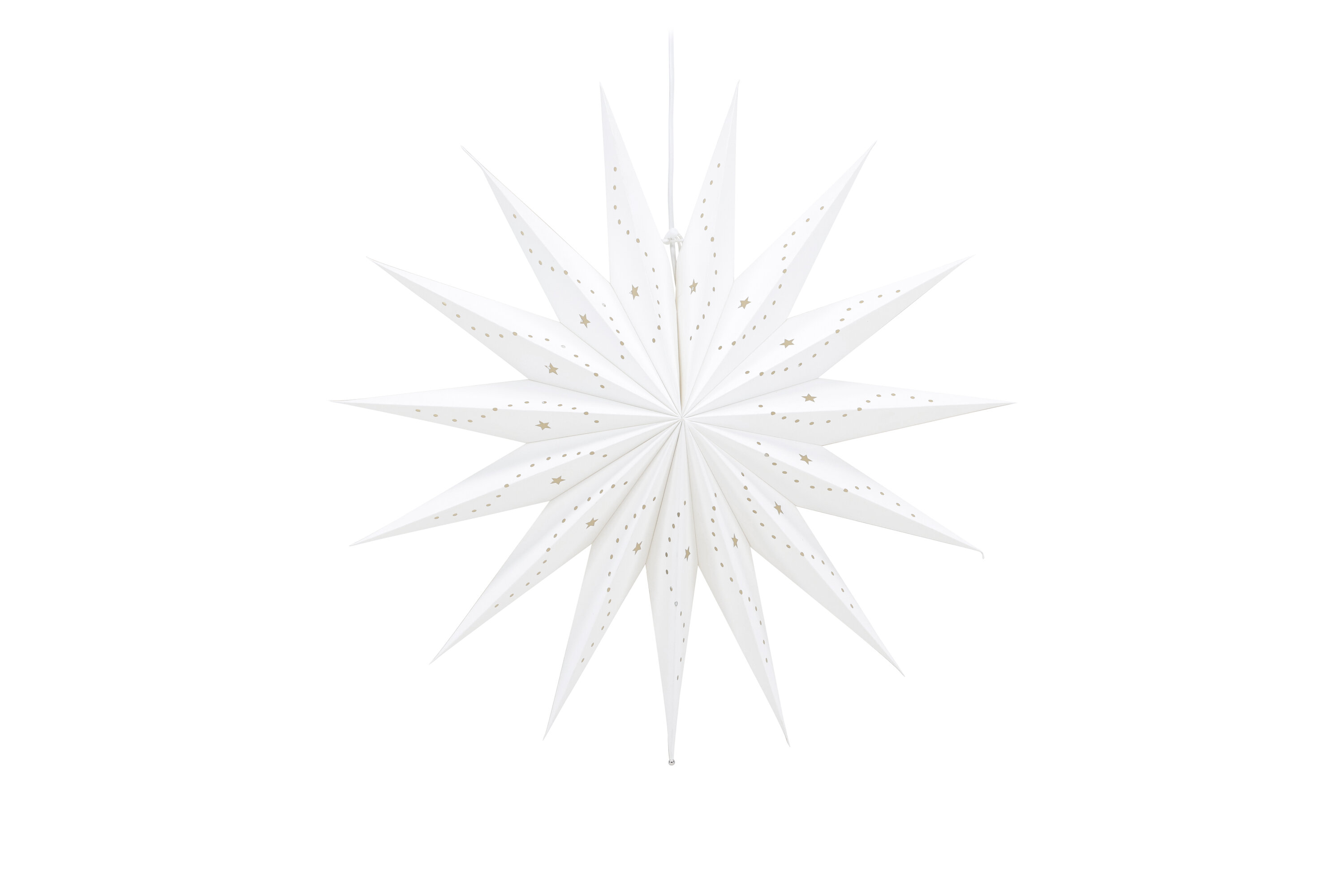 Lindvallen éclairage de noël blanc ⌀60 cm sur fond clair