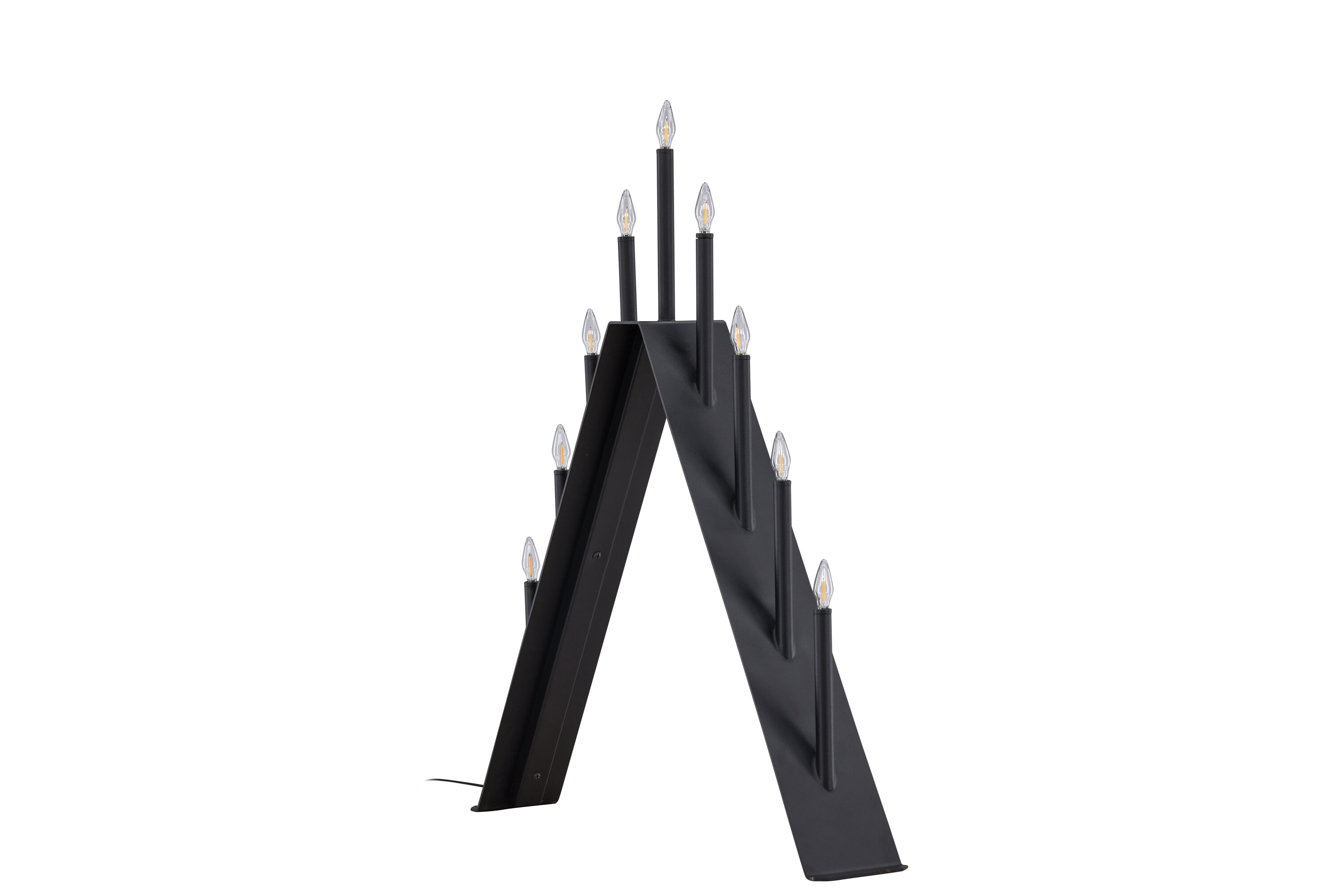 Åre éclairage de noël noir 9 x 64 x 64 cm sur fond clair