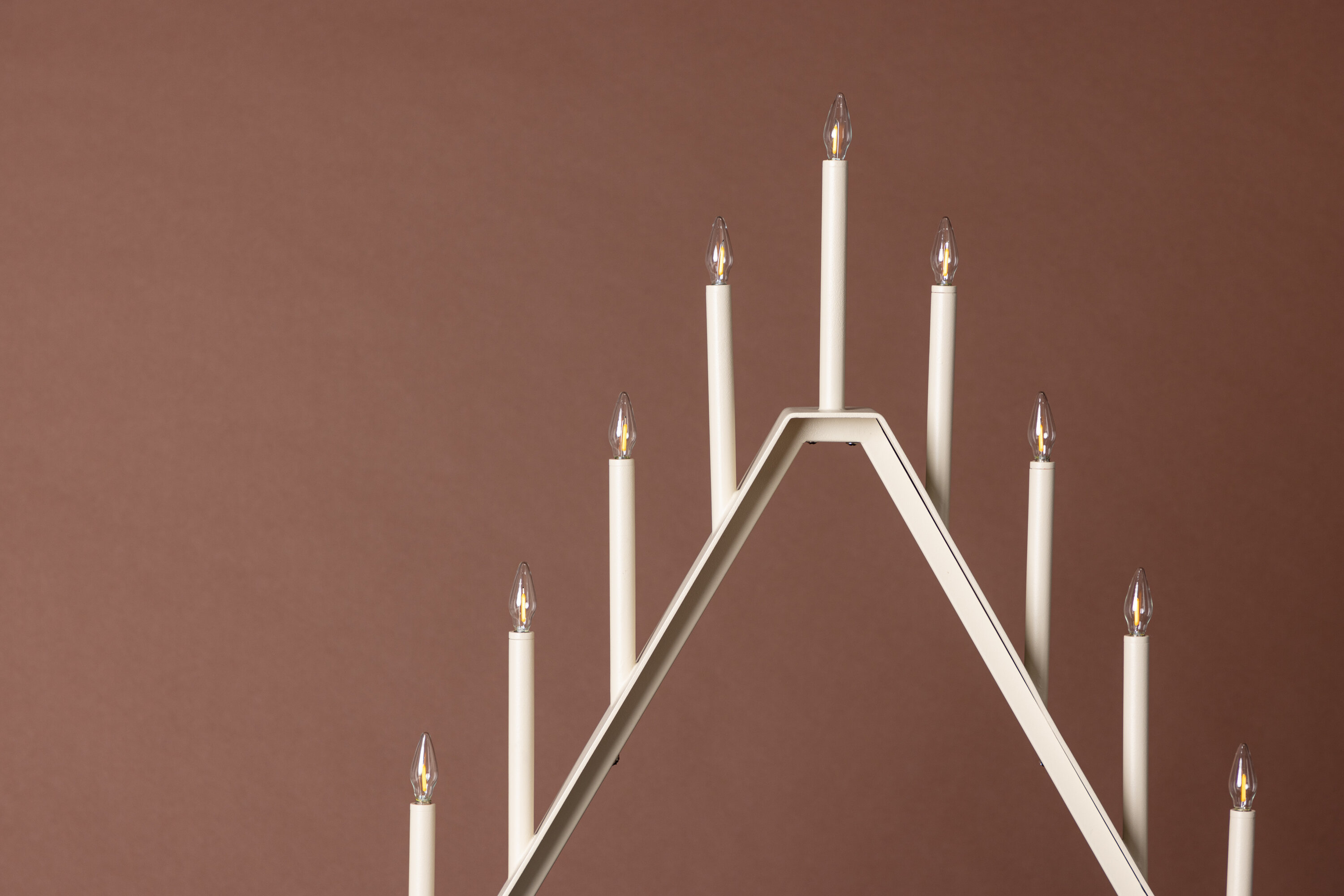 Åre éclairage de noël beige 9 x 64 x 64 cm en situation dans une pièce décorée