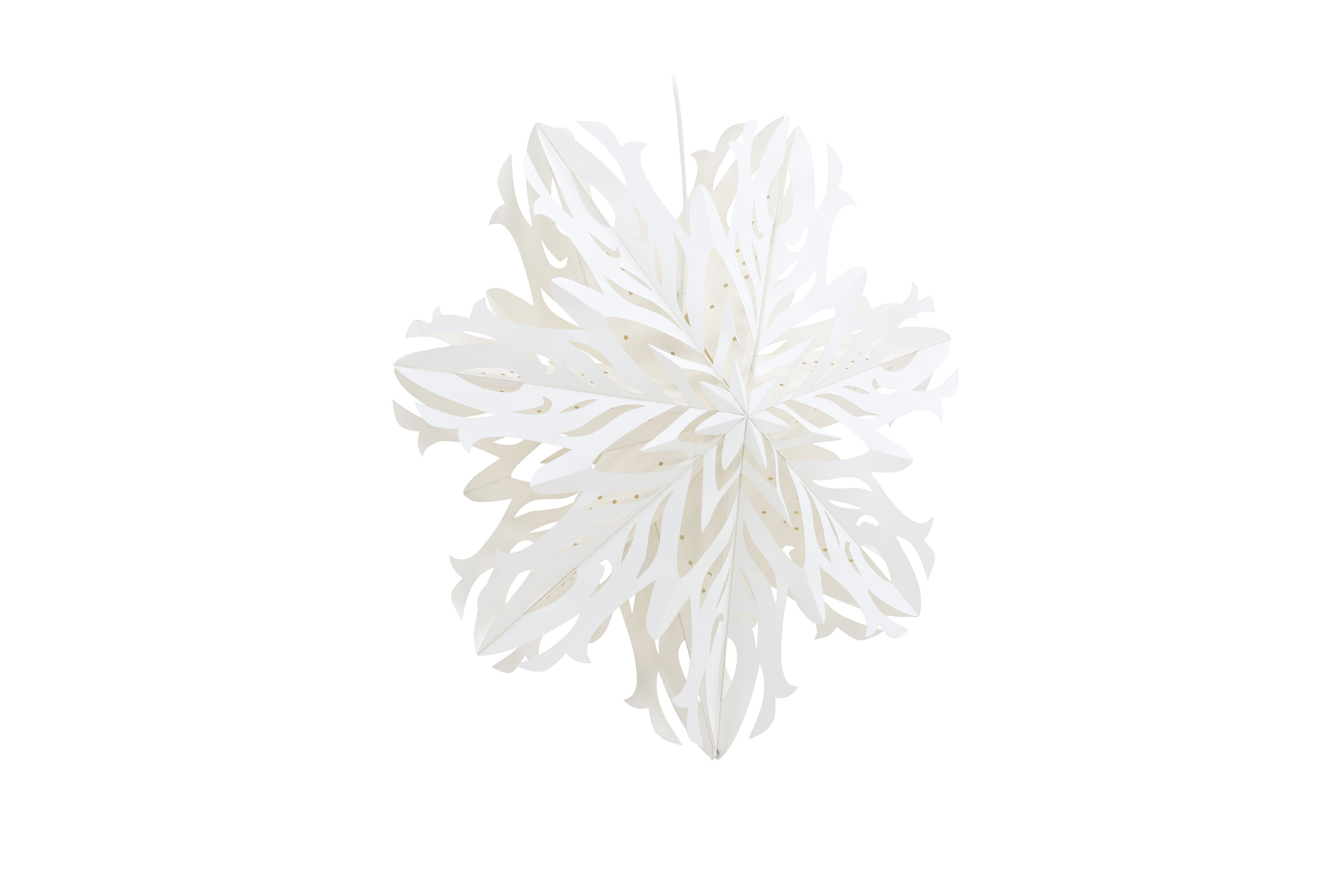 Hundfjället éclairage de noël blanc ⌀60 cm sur fond clair