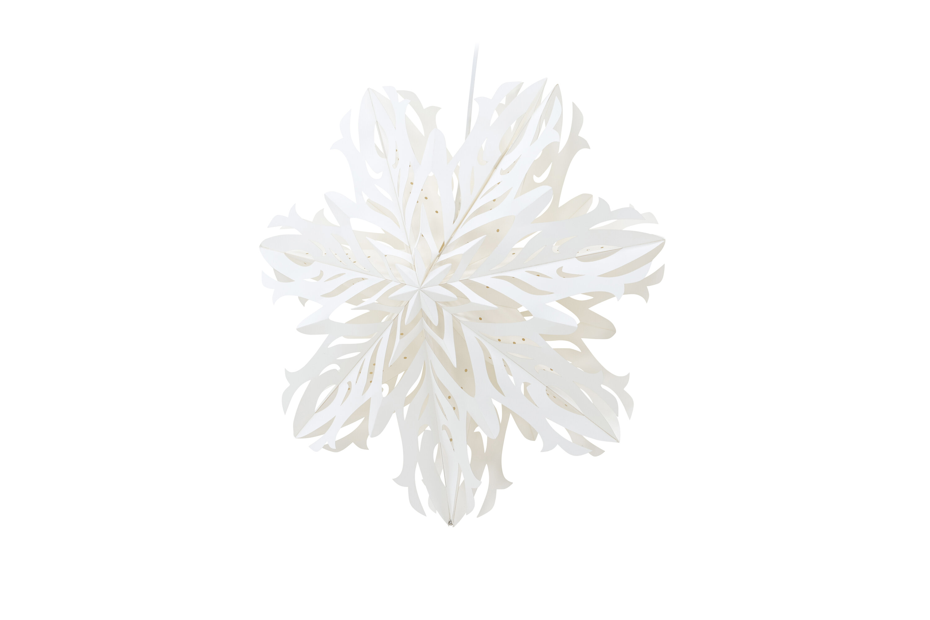 Hundfjället éclairage de noël blanc ⌀60 cm sur fond clair
