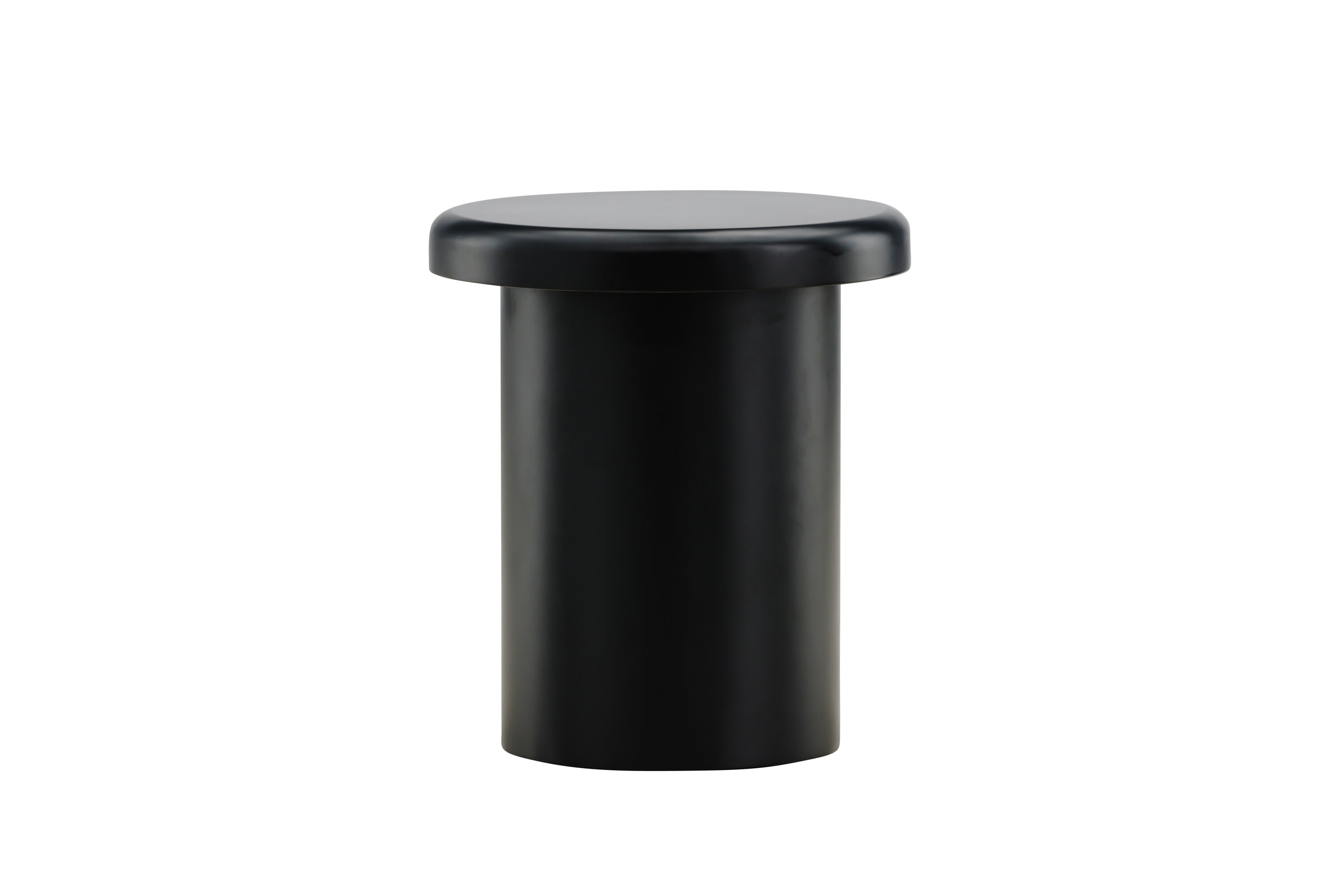 Namsos table d'appoint noir ⌀40 cm sur fond clair