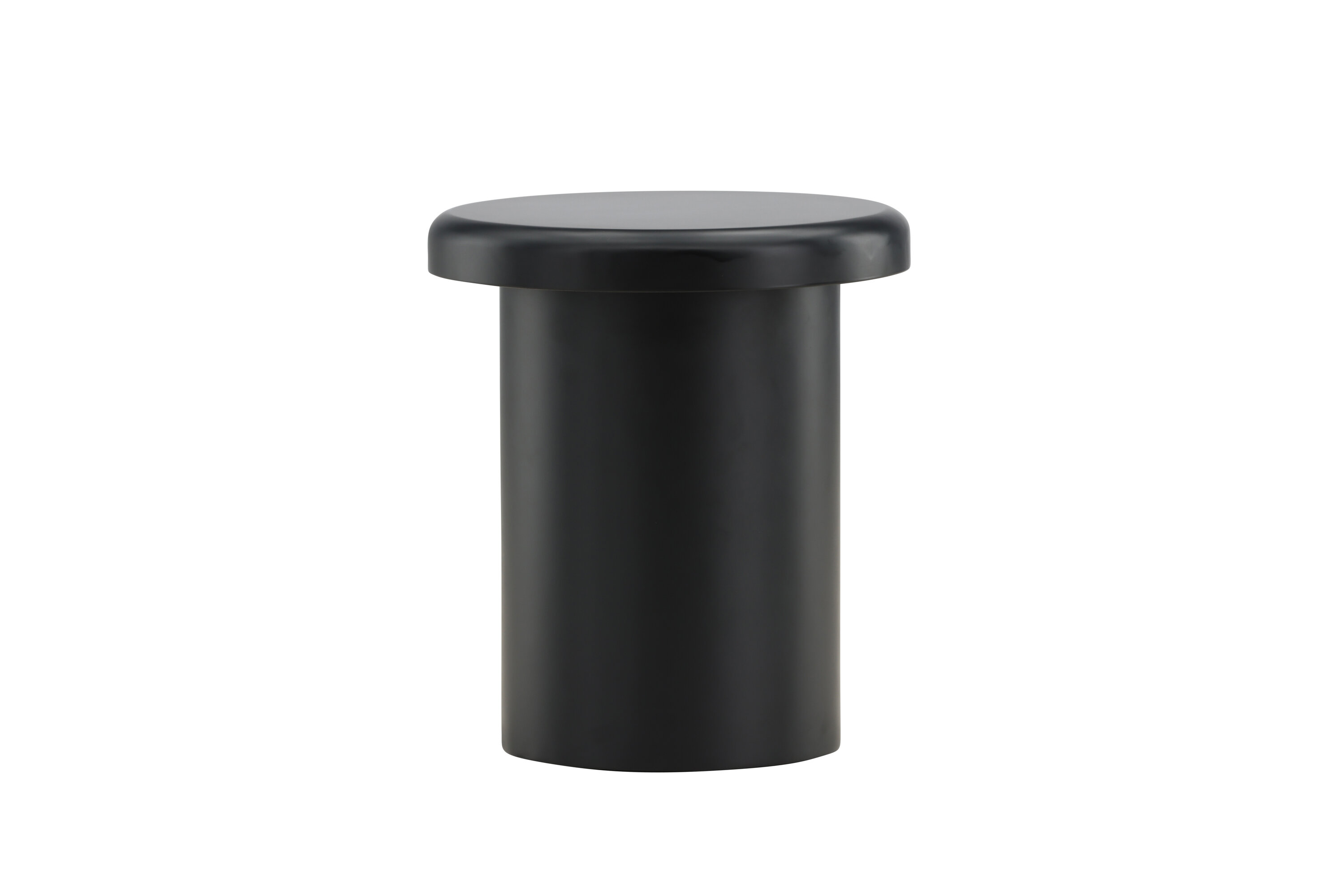 Namsos table d'appoint noir ⌀40 cm sur fond clair