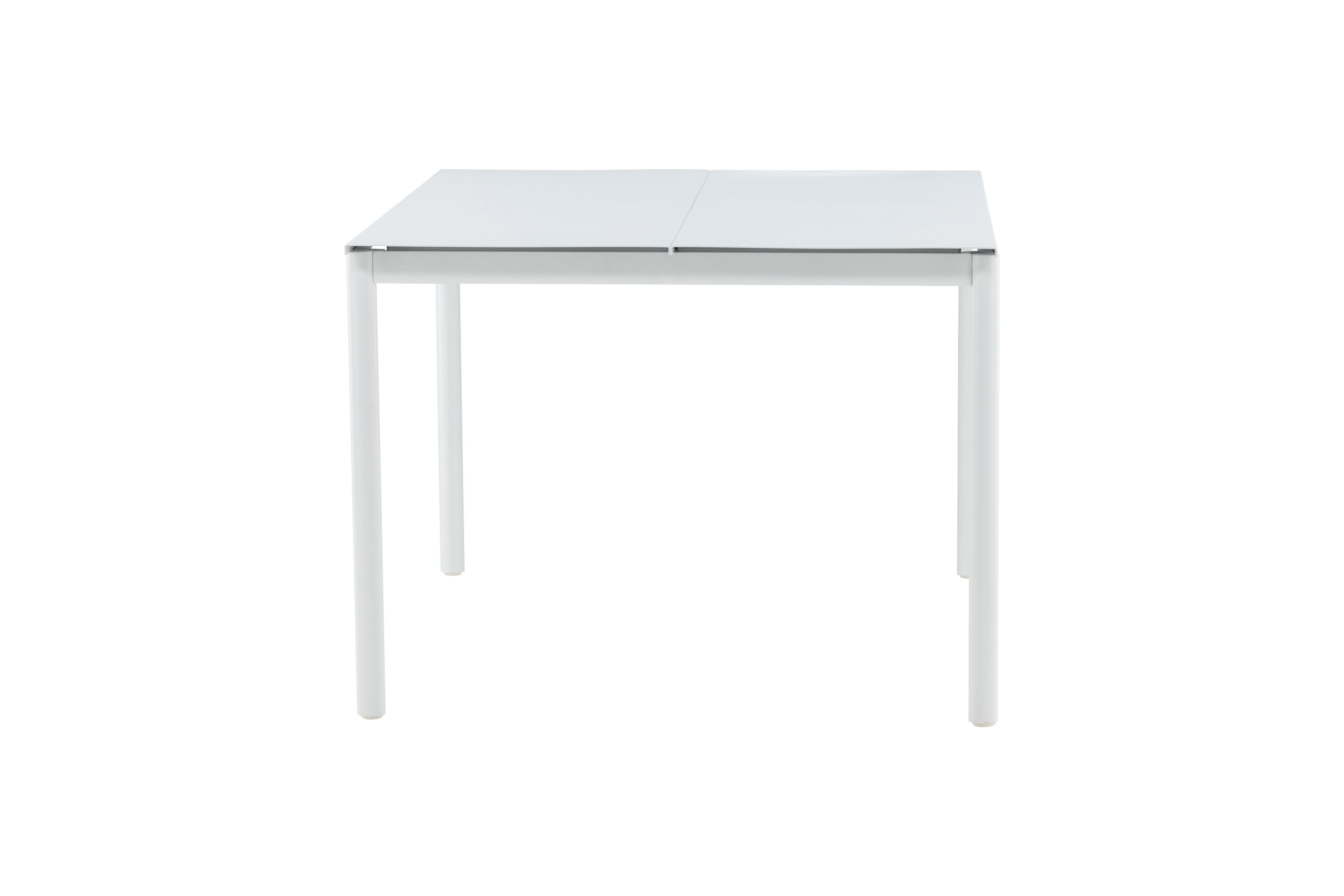 Modena table à manger rectangulaire blanc 150 x 100 cm sur fond clair
