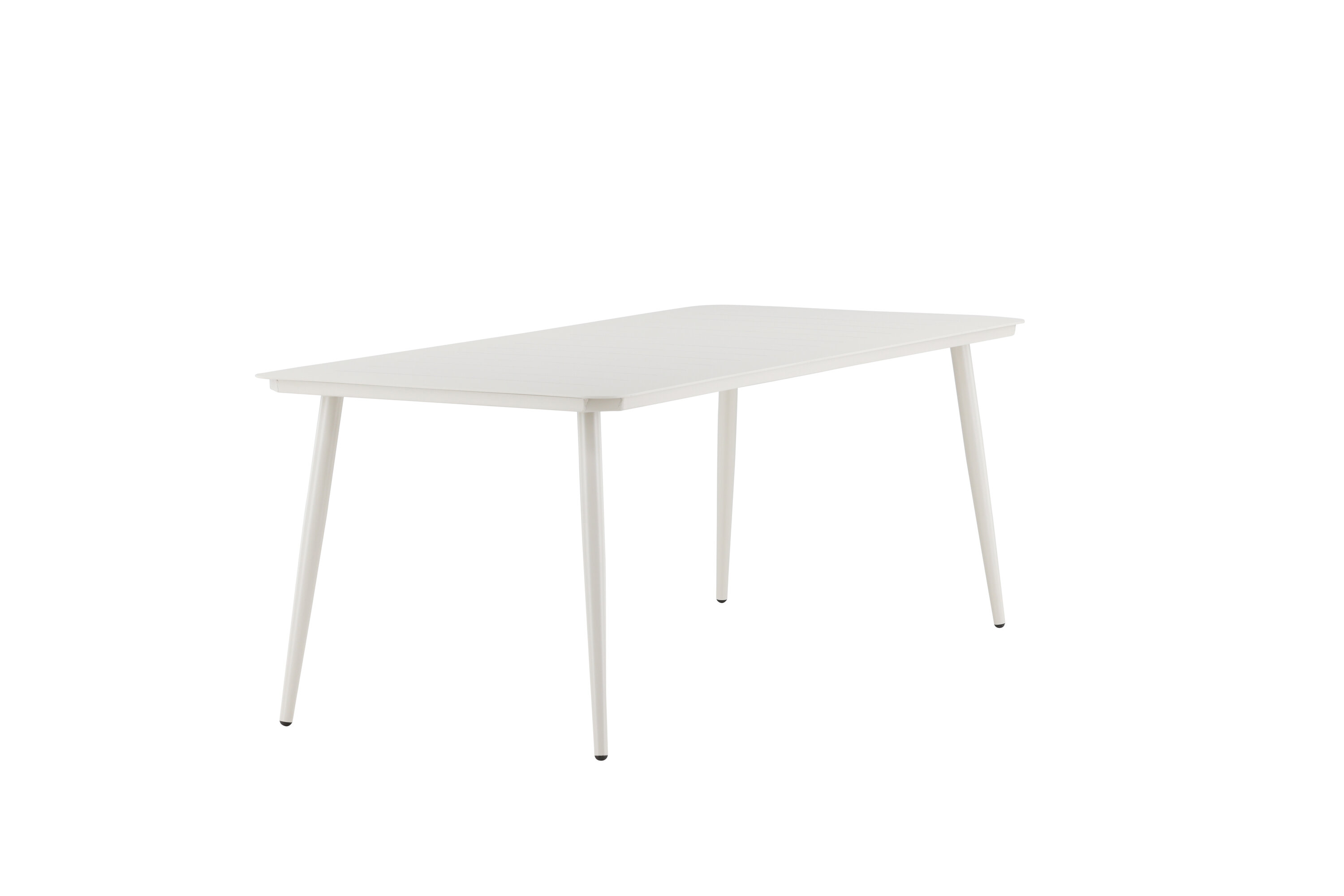 Lina table à manger rectangulaire beige 200 x 90 cm sur fond clair