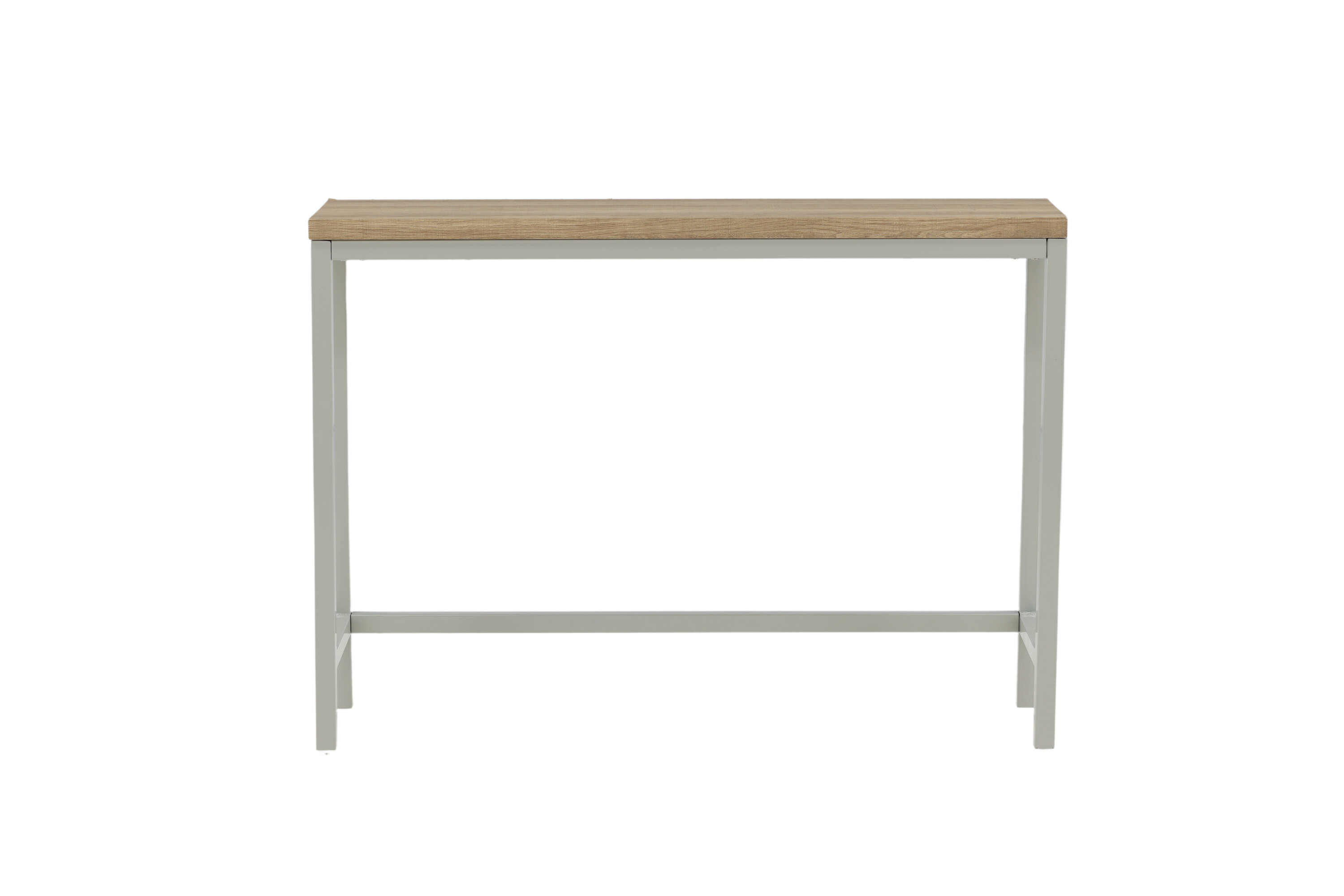 Rise table d'appoint gris, naturel 110 x 30 cm sur fond clair