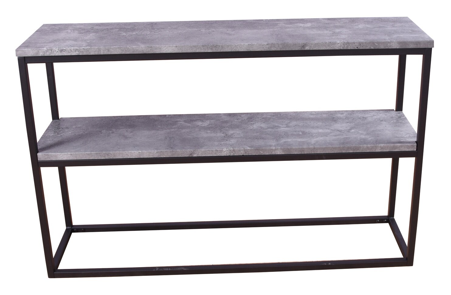 Détail du table d'appoint Rise noir, gris 110 x 30 cm