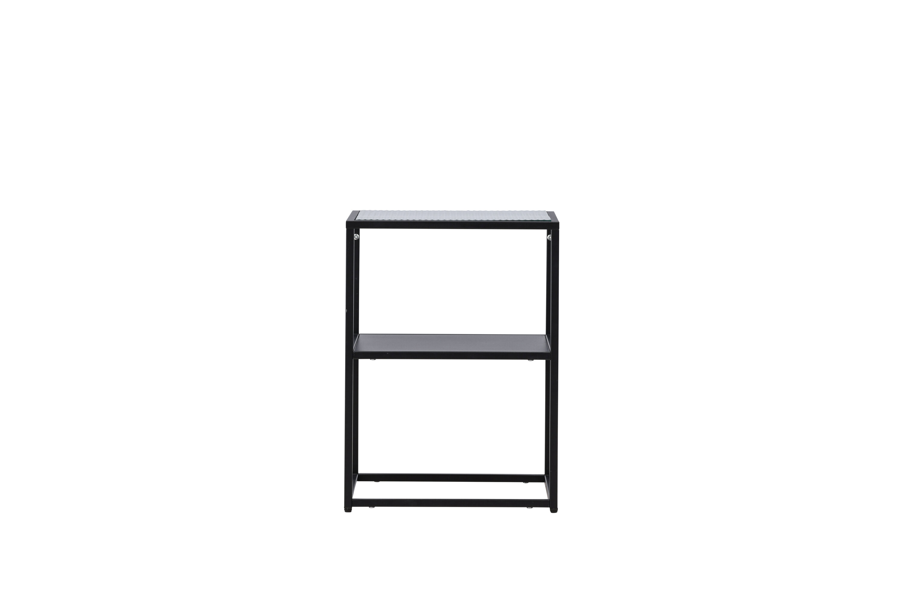 Sao Paulo table d'appoint noir 40 x 40 cm sur fond clair