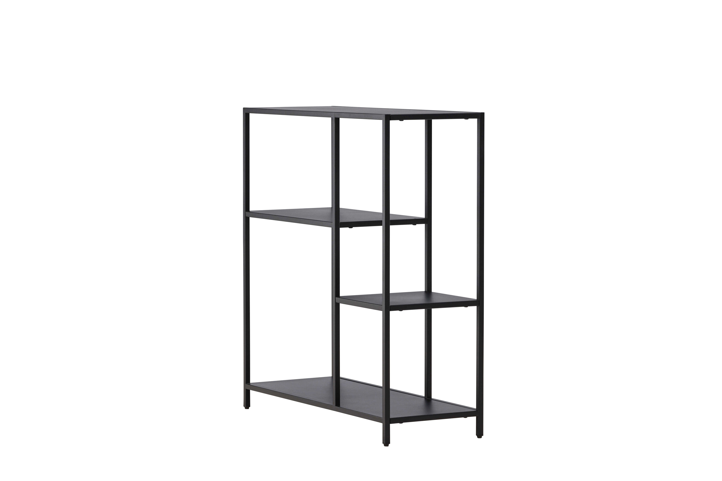 Puno table d'appoint noir 30 x 80 cm sur fond clair