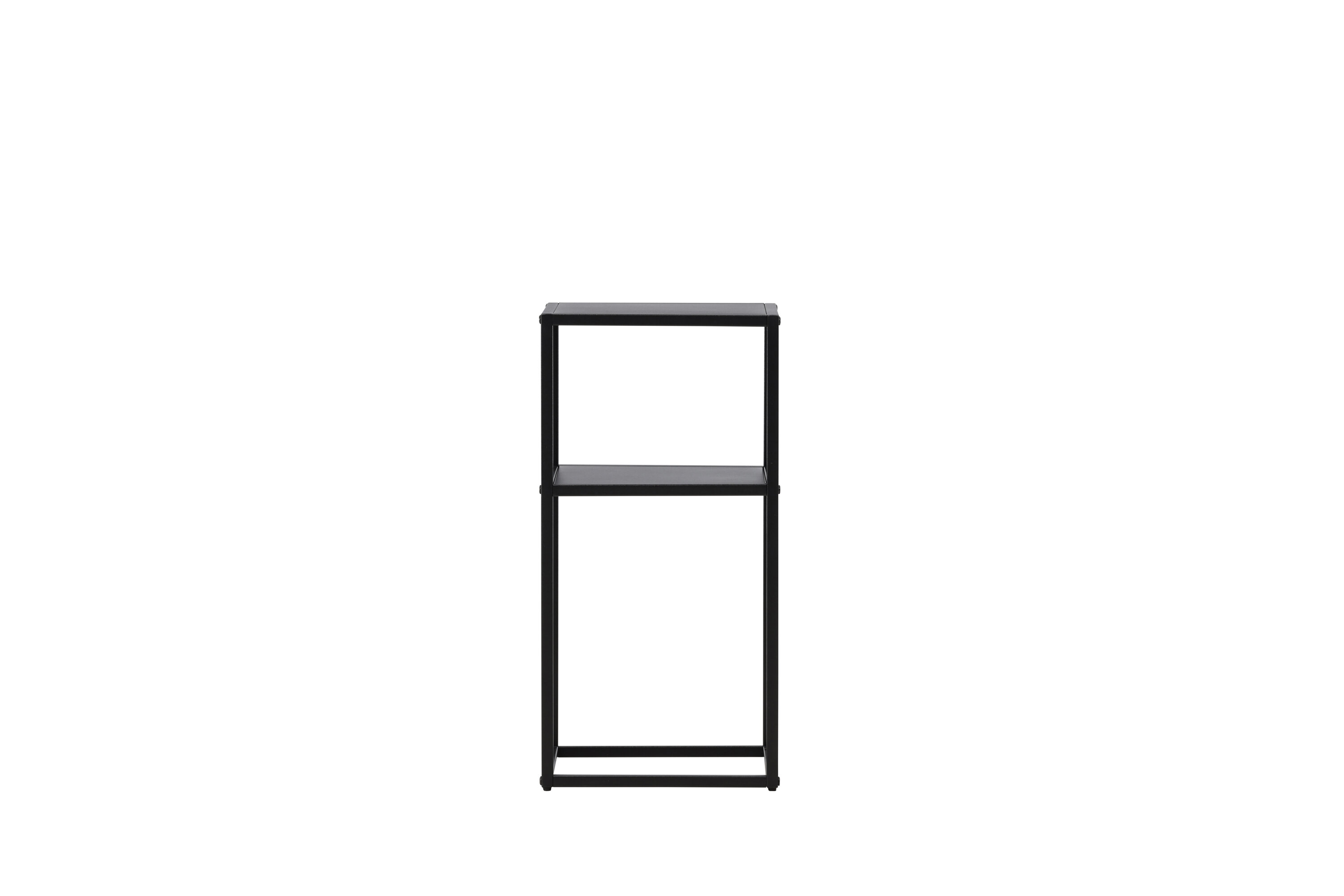 Punta table d'appoint noir 30 x 30 cm sur fond clair