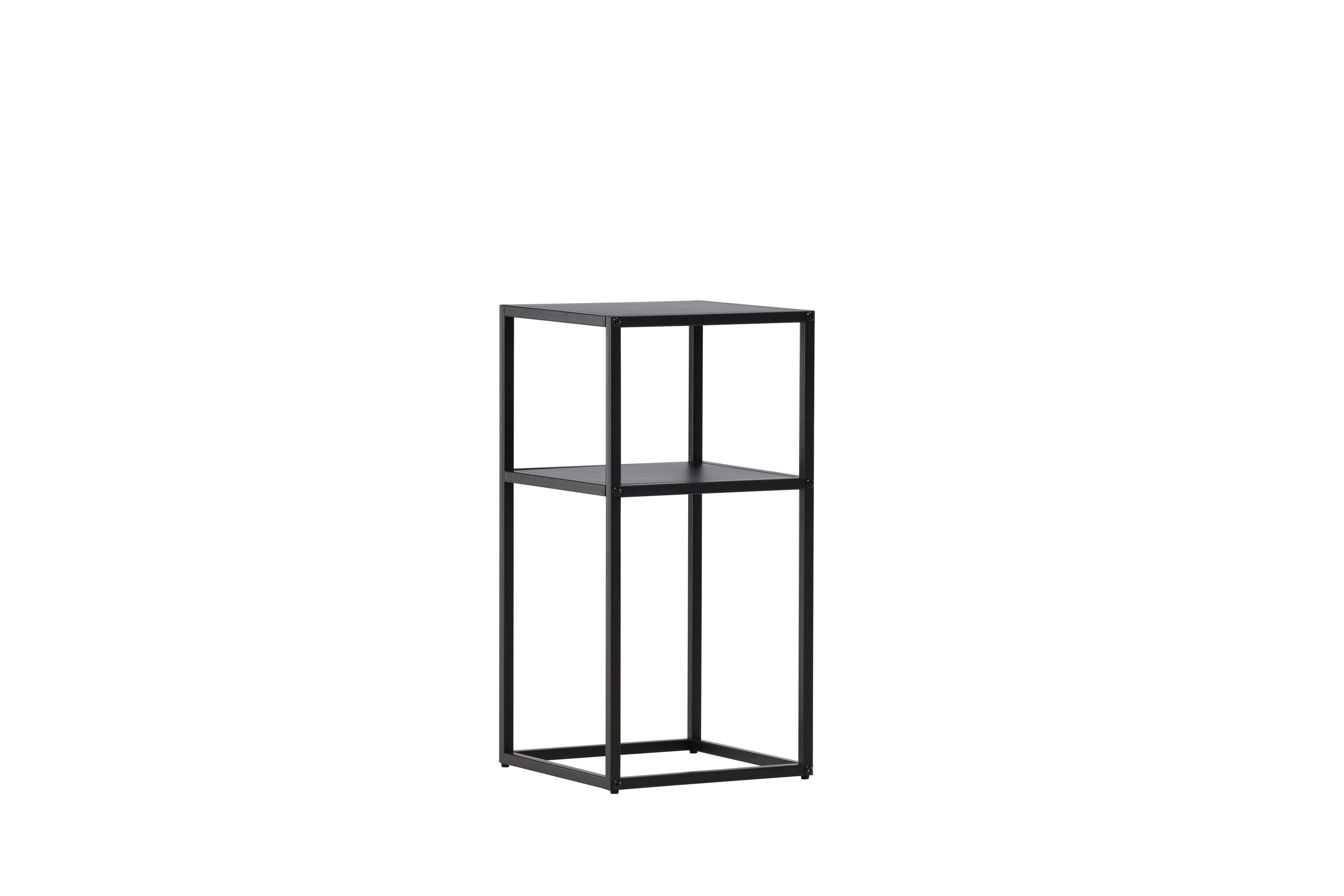 Punta table d'appoint noir 30 x 30 cm sur fond clair