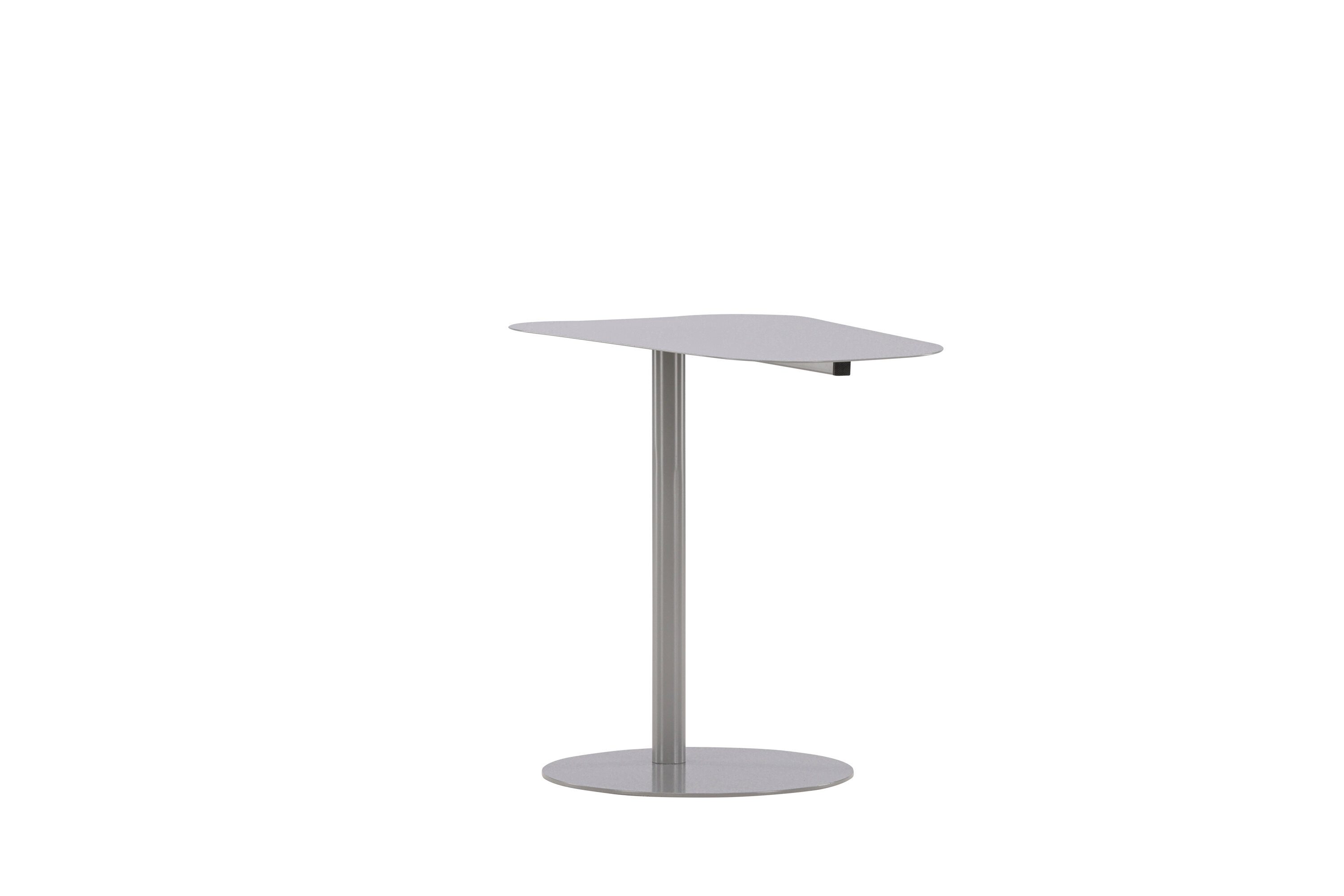 San Jose table d'appoint gris clair 50 x 38 cm sur fond clair