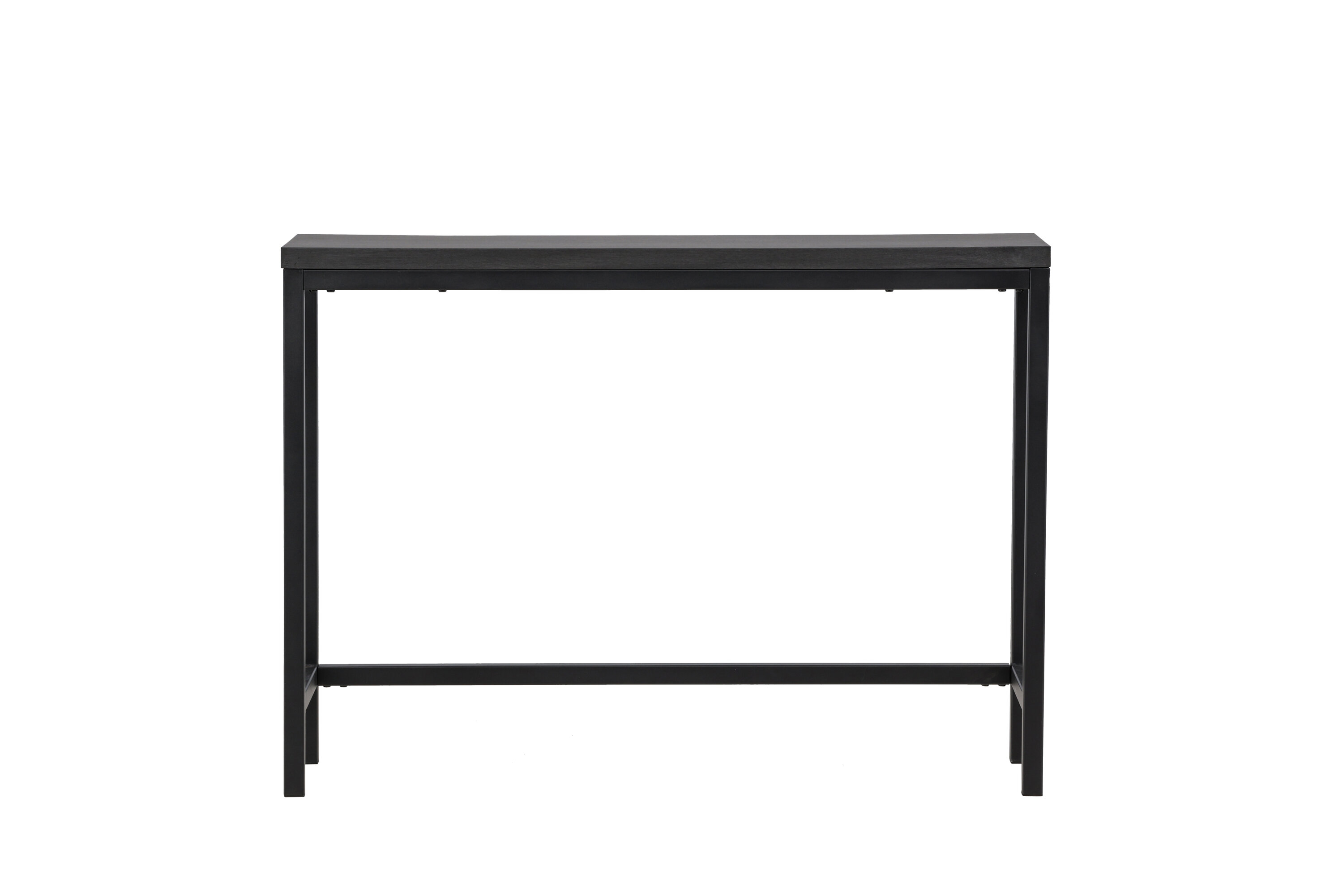 Rise table d'appoint noir 110 x 30 cm sur fond clair