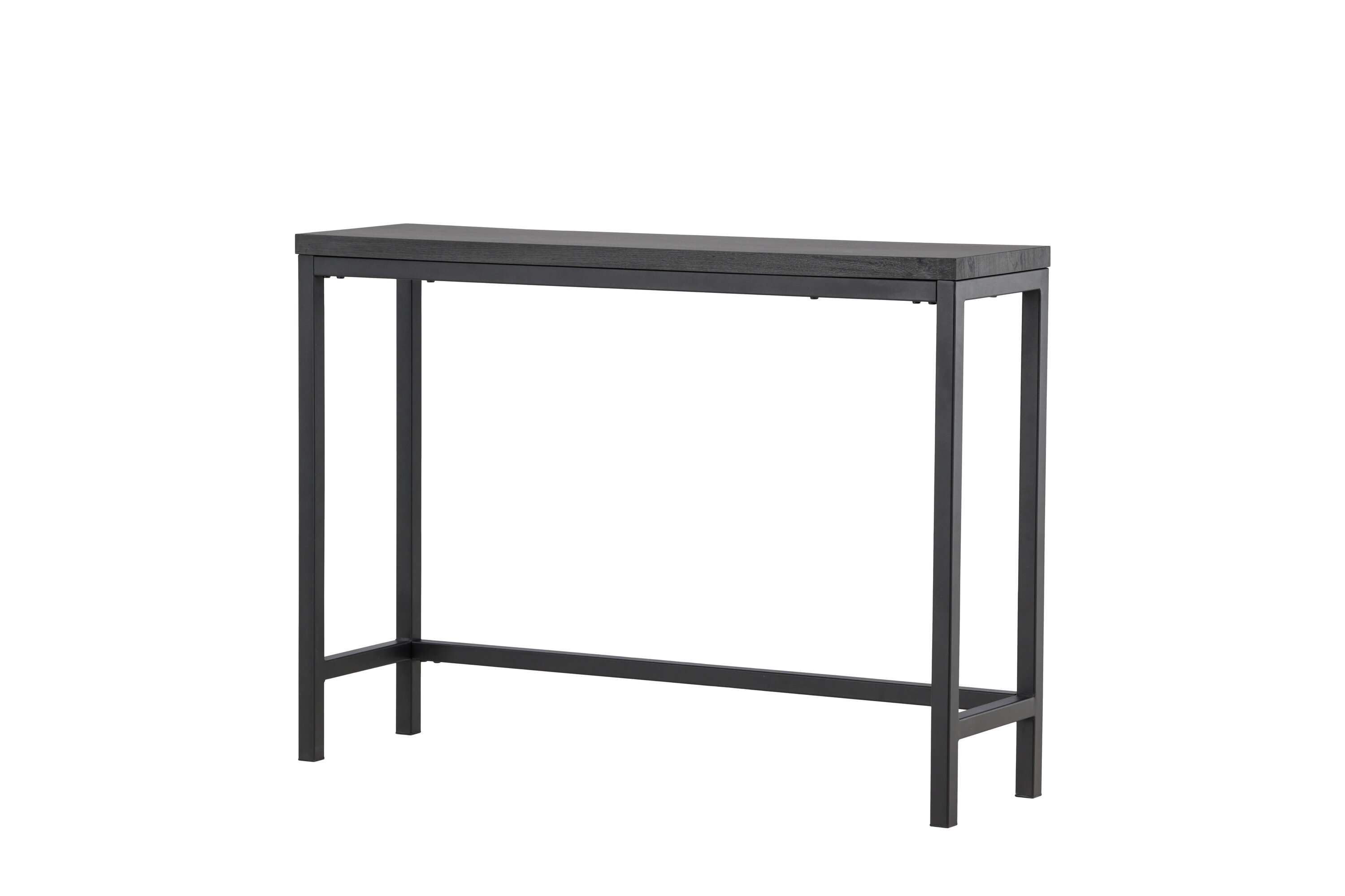 Rise table d'appoint noir 110 x 30 cm sur fond clair