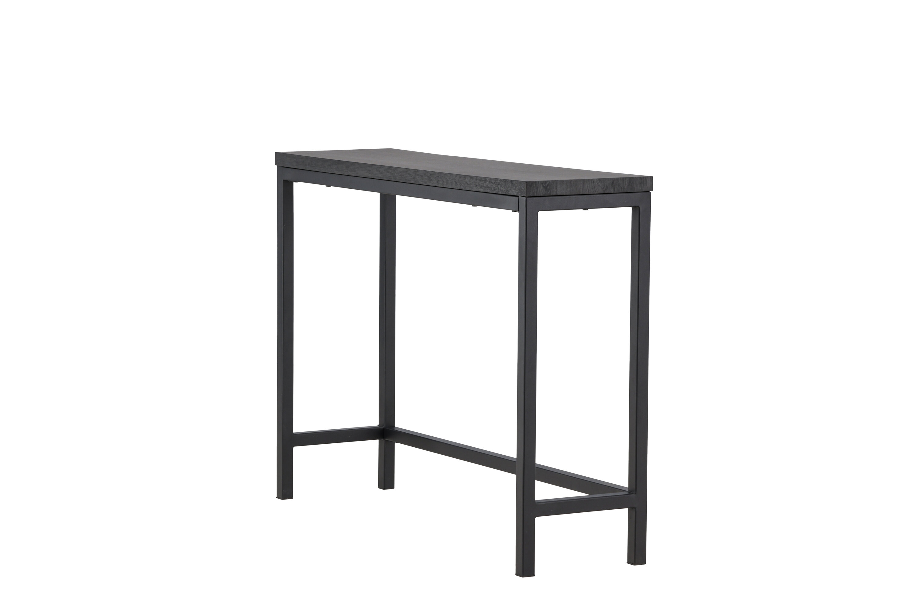 Rise table d'appoint noir 110 x 30 cm sur fond clair