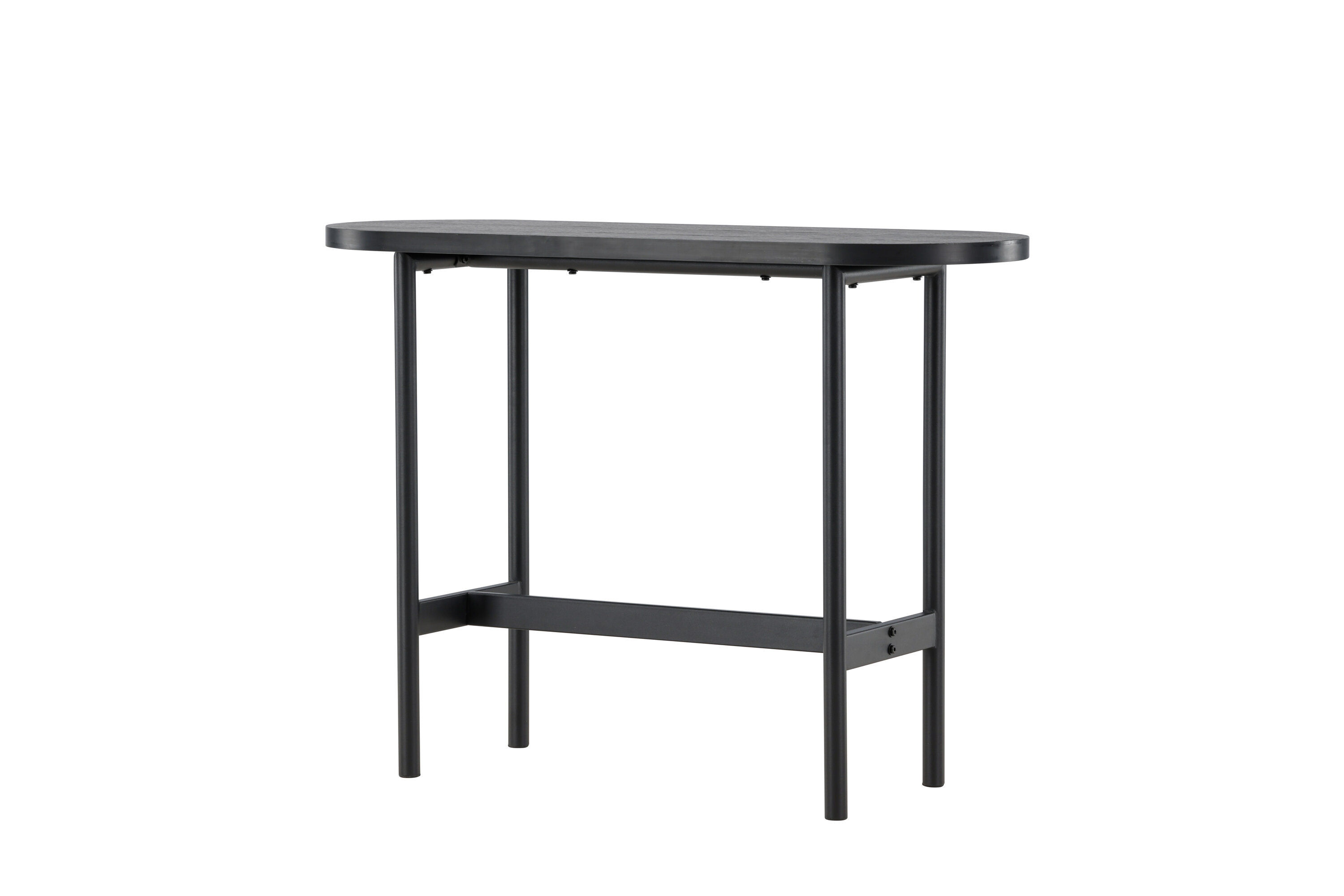 Skate table d'appoint noir 110 x 40 cm sur fond clair