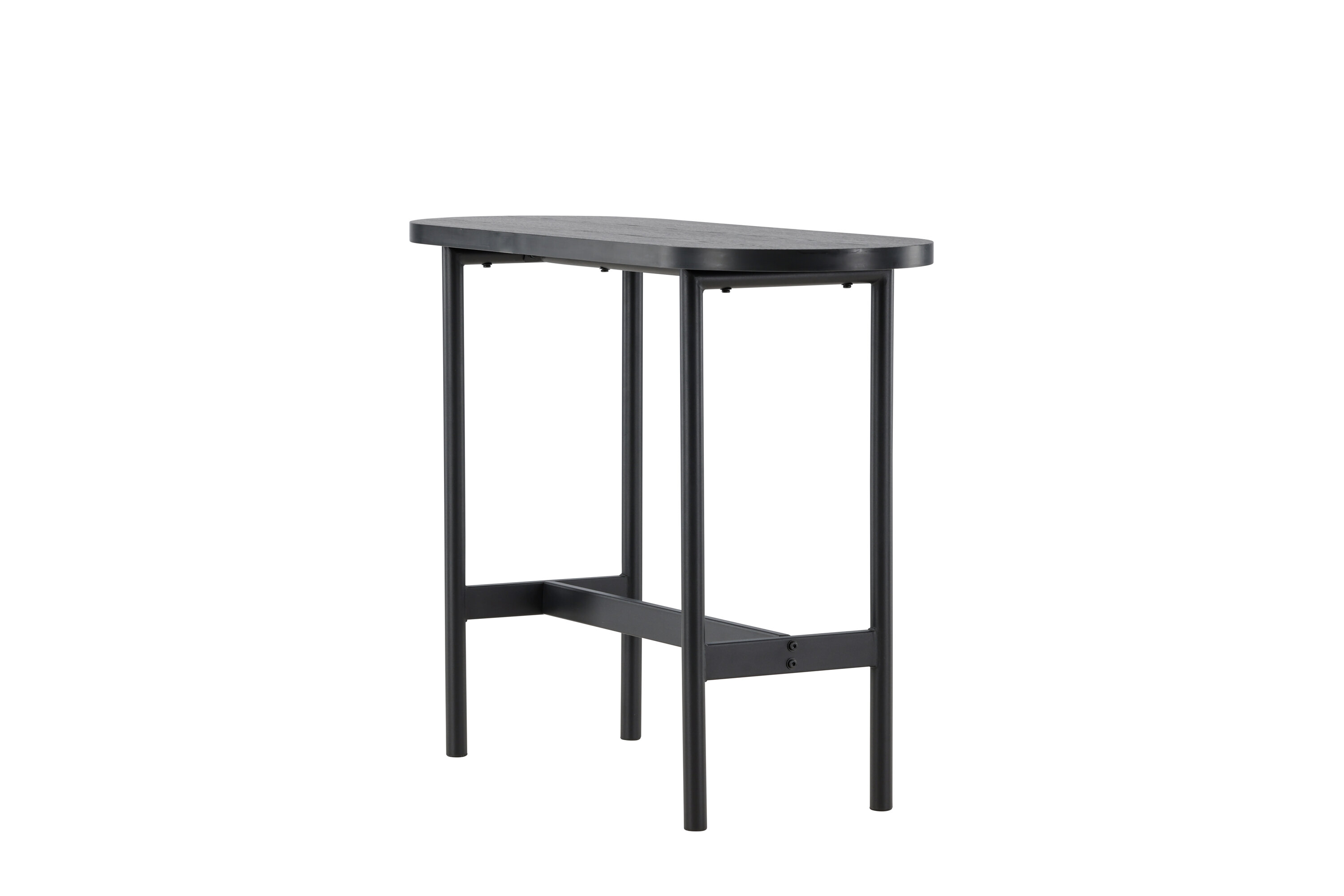 Skate table d'appoint noir 110 x 40 cm sur fond clair