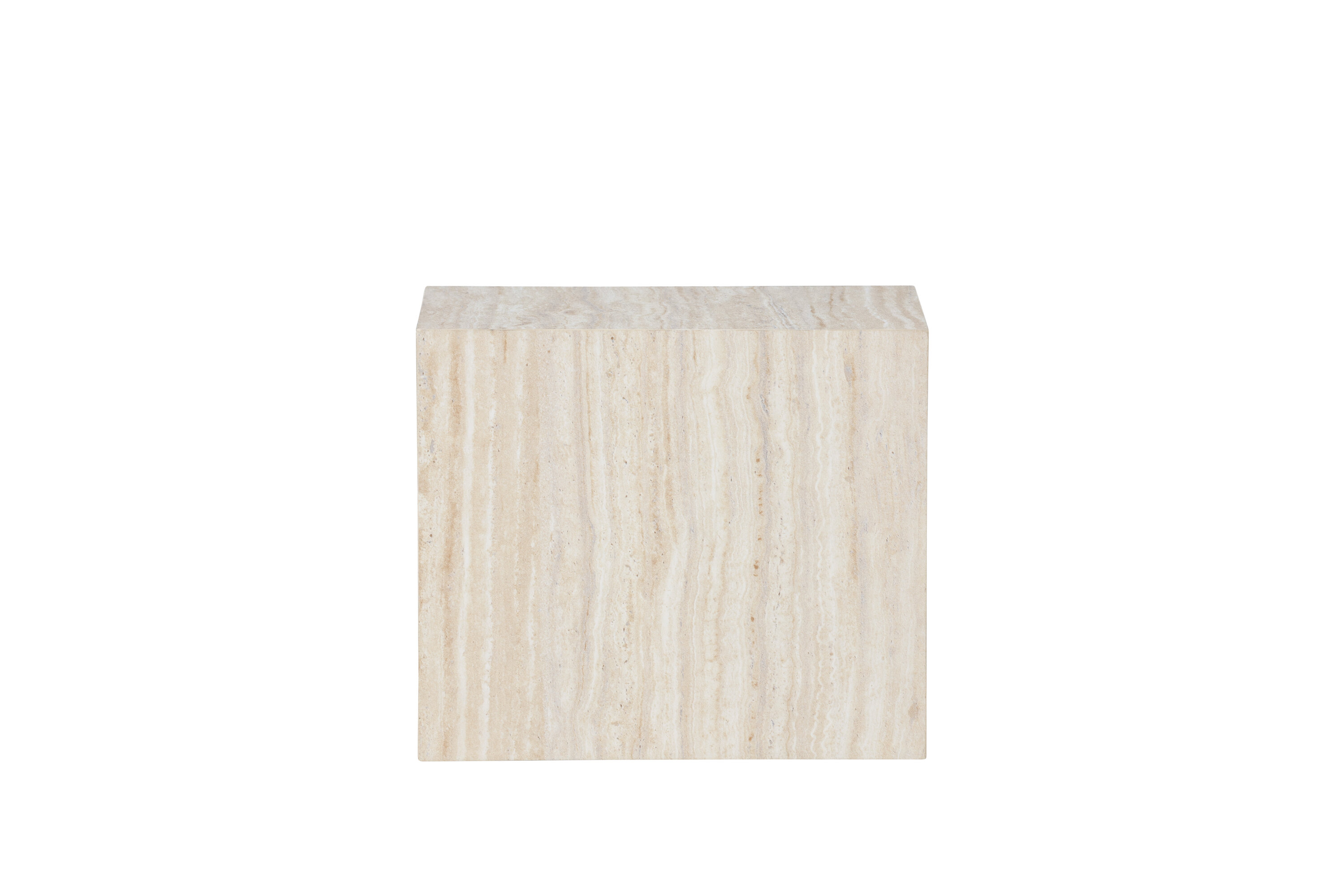 York table d'appoint beige 35 x 25 cm sur fond clair