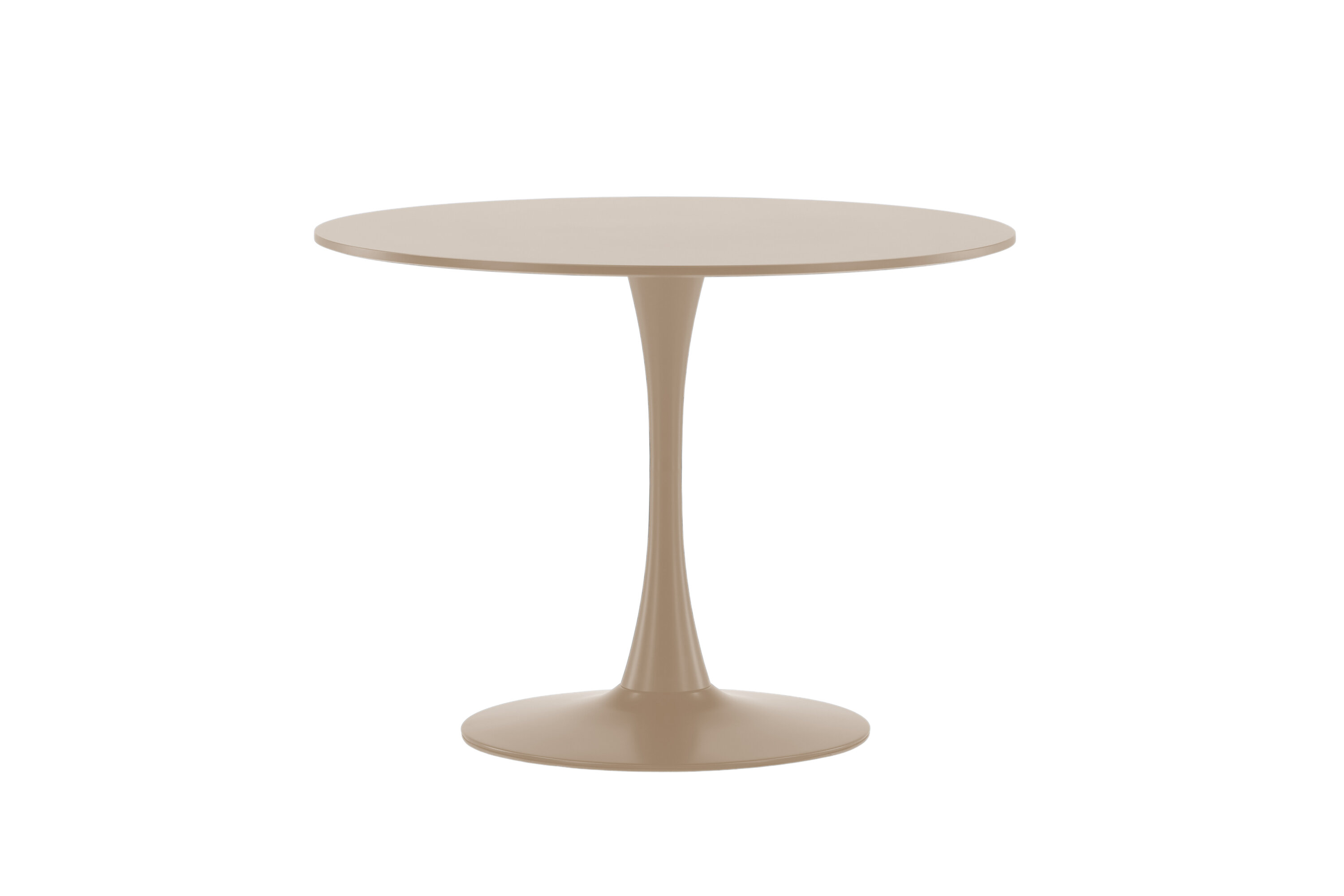 Glade table à manger ronde beige ⌀100 cm sur fond clair