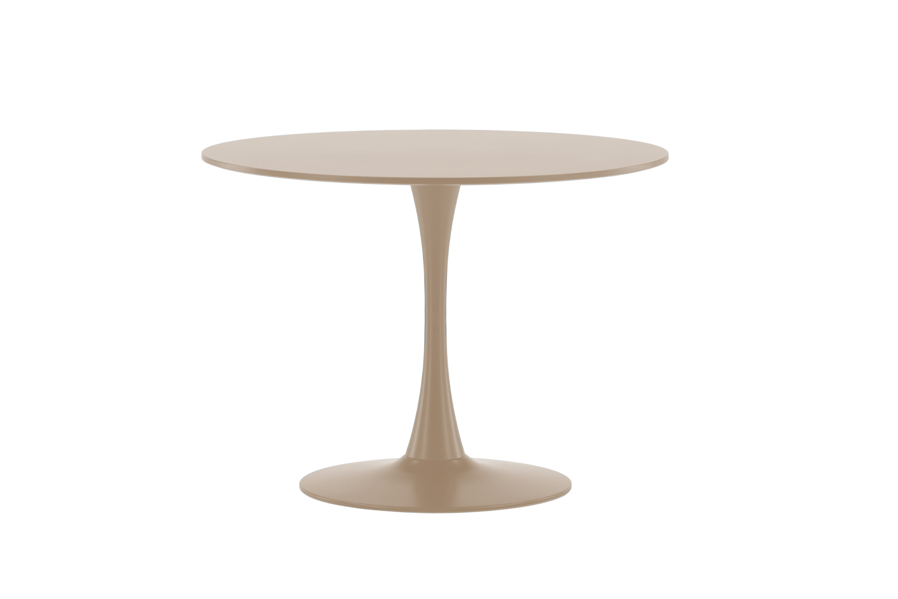 Glade table à manger ronde beige ⌀100 cm sur fond clair