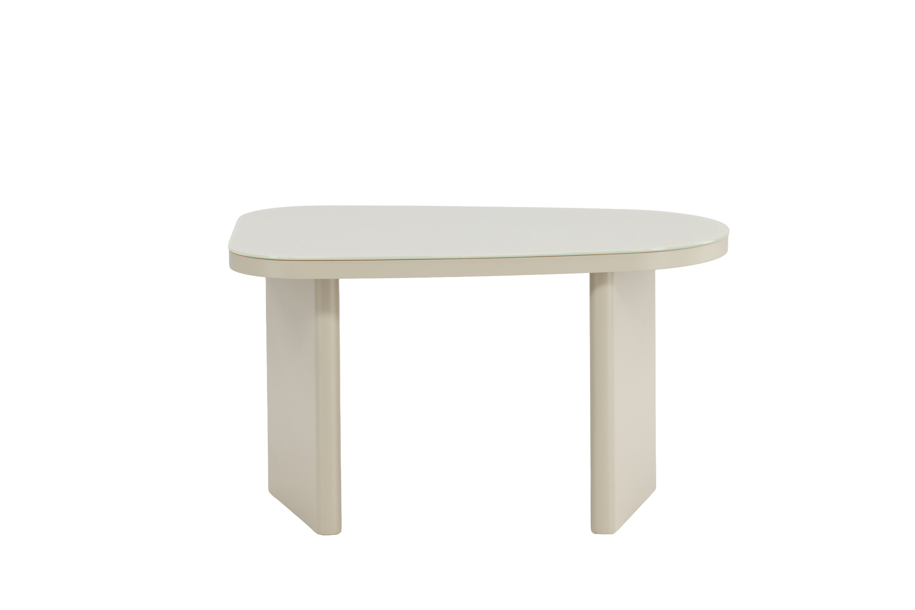 Grönvik table d'appoint beige 70 x 45 cm sur fond clair
