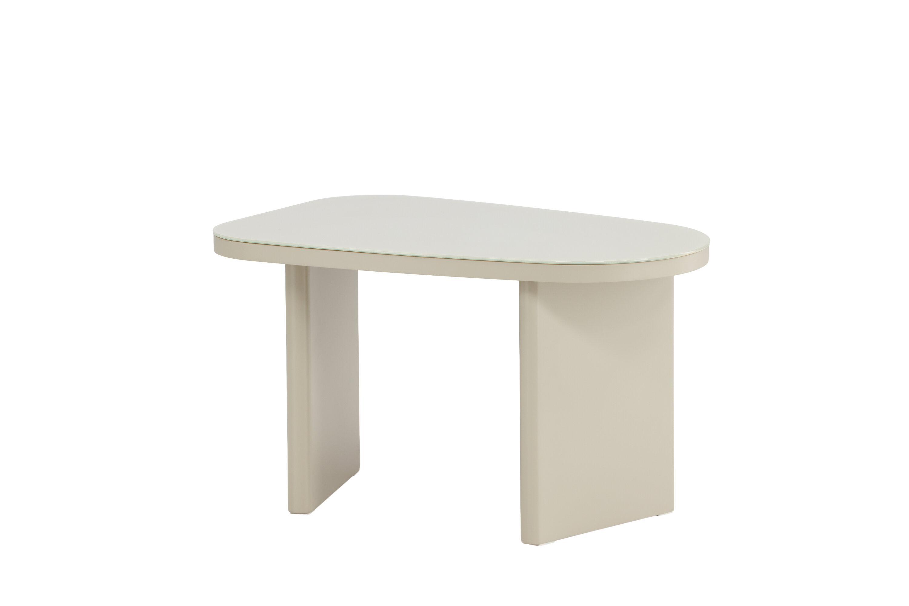 Grönvik table d'appoint beige 70 x 45 cm sur fond clair