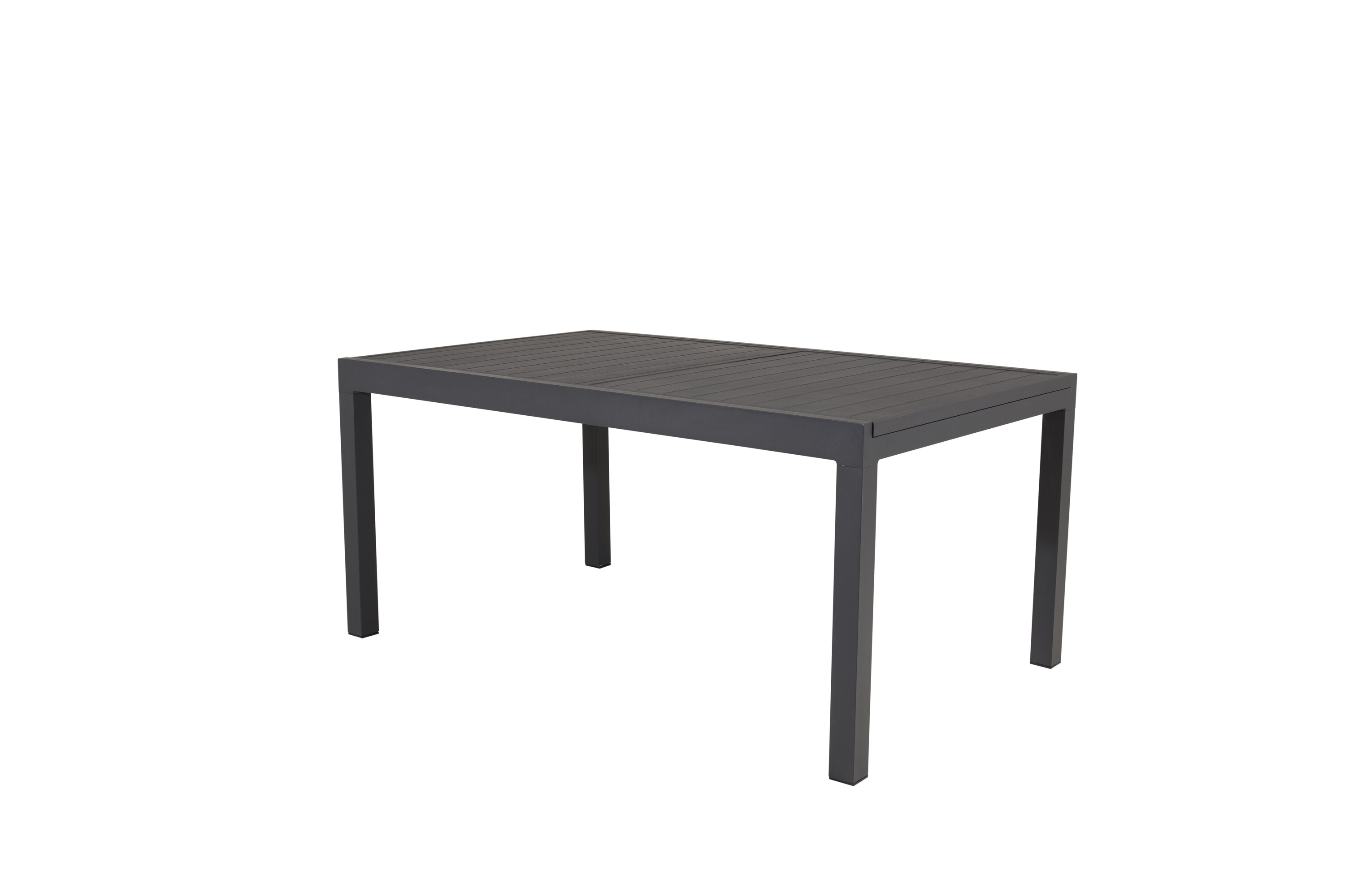 Détail du table à manger rectangulaire Marbella noir 160 x 100 cm