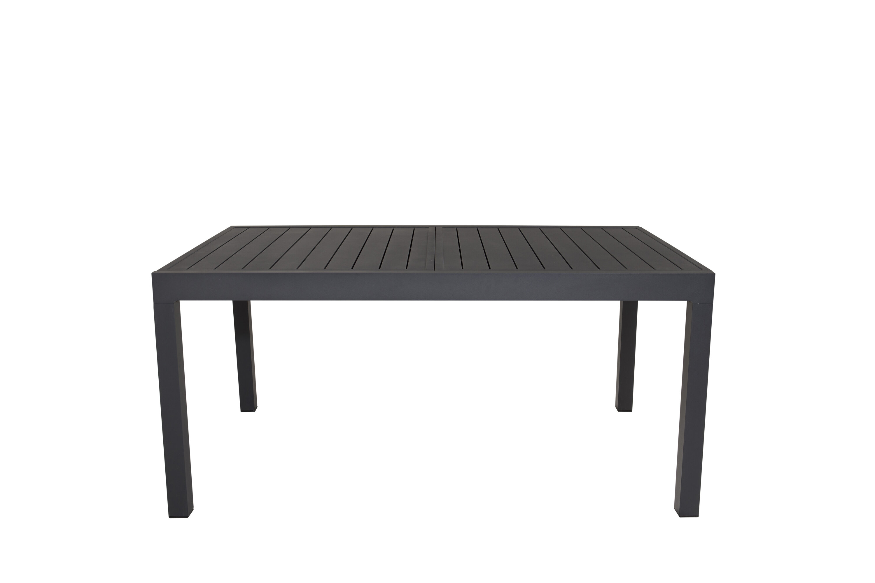 Détail du table à manger rectangulaire Marbella noir 160 x 100 cm
