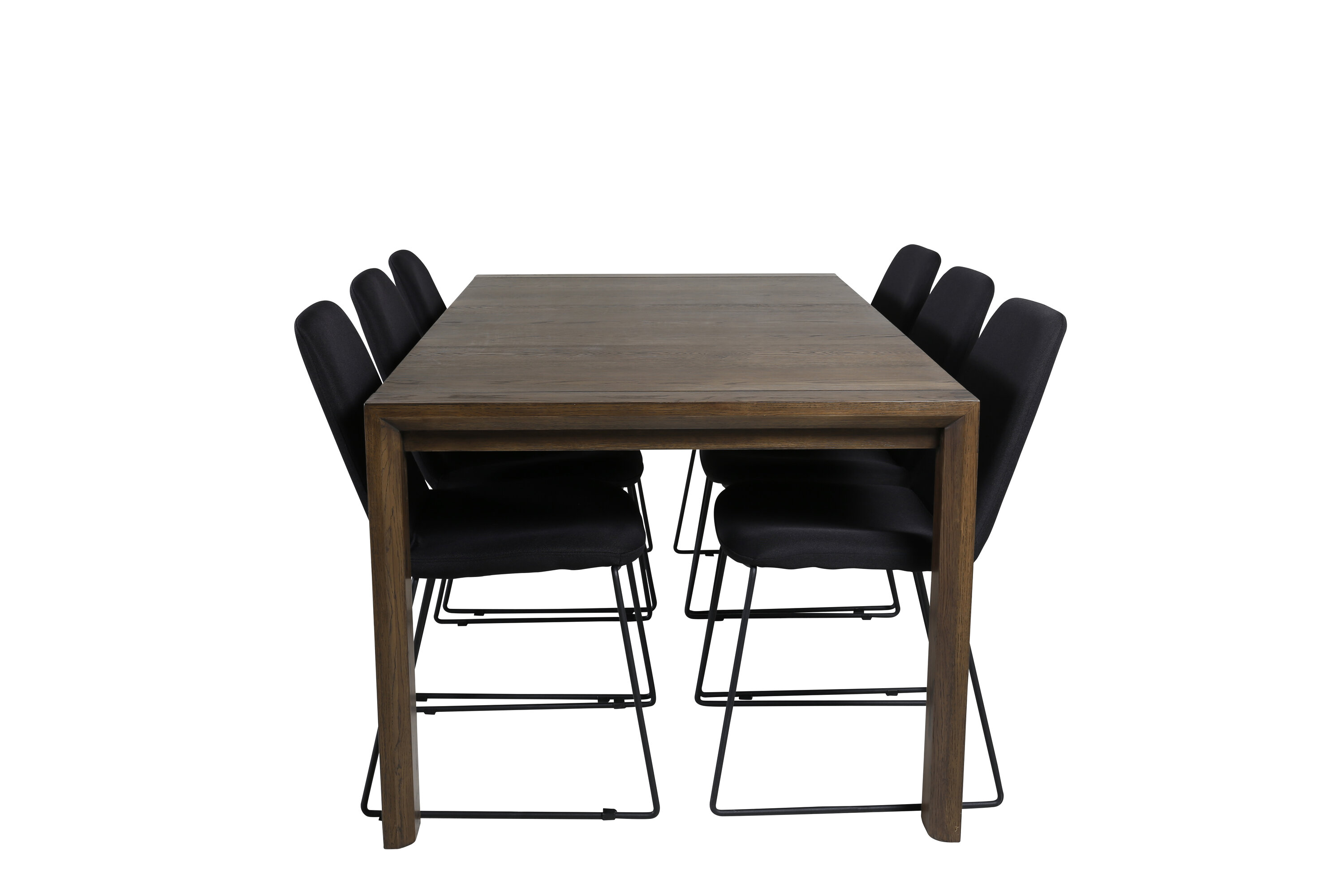 Détail du ensemble repas rectangulaire Slider, Muce naturel, noir