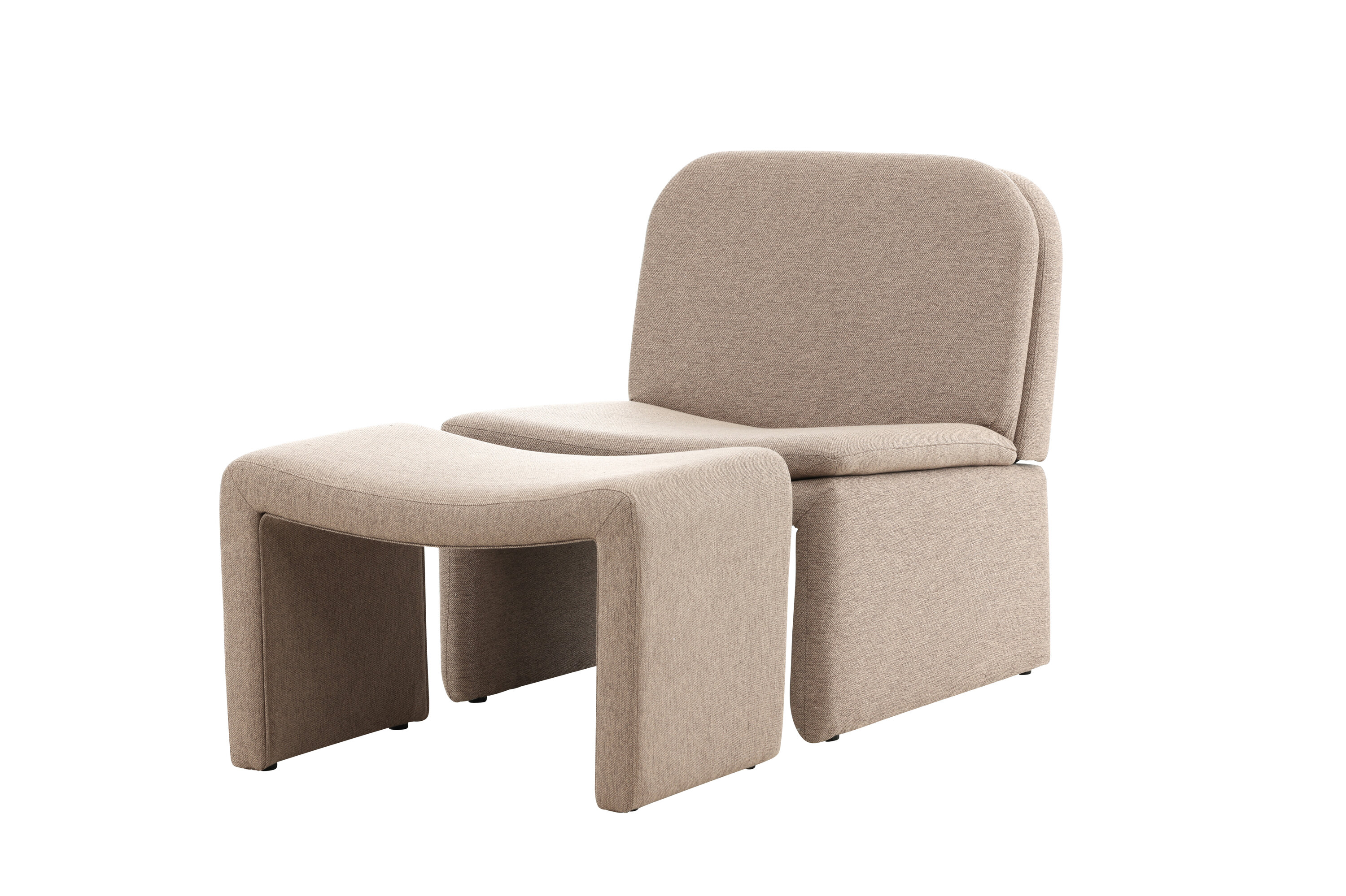 Bonn fauteuil marron sur fond clair